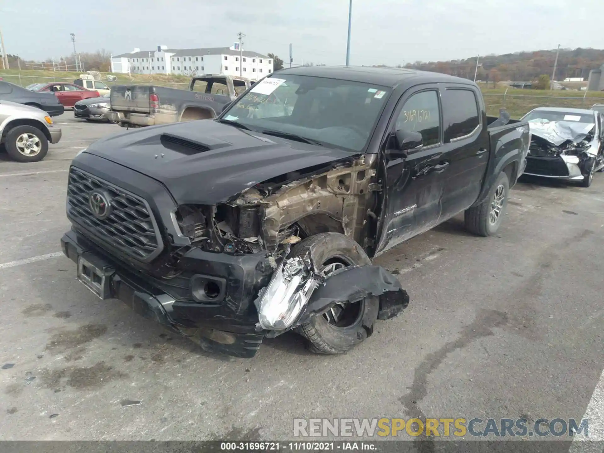 6 Photograph of a damaged car 3TMCZ5ANXLM363658 TOYOTA TACOMA 4WD 2020