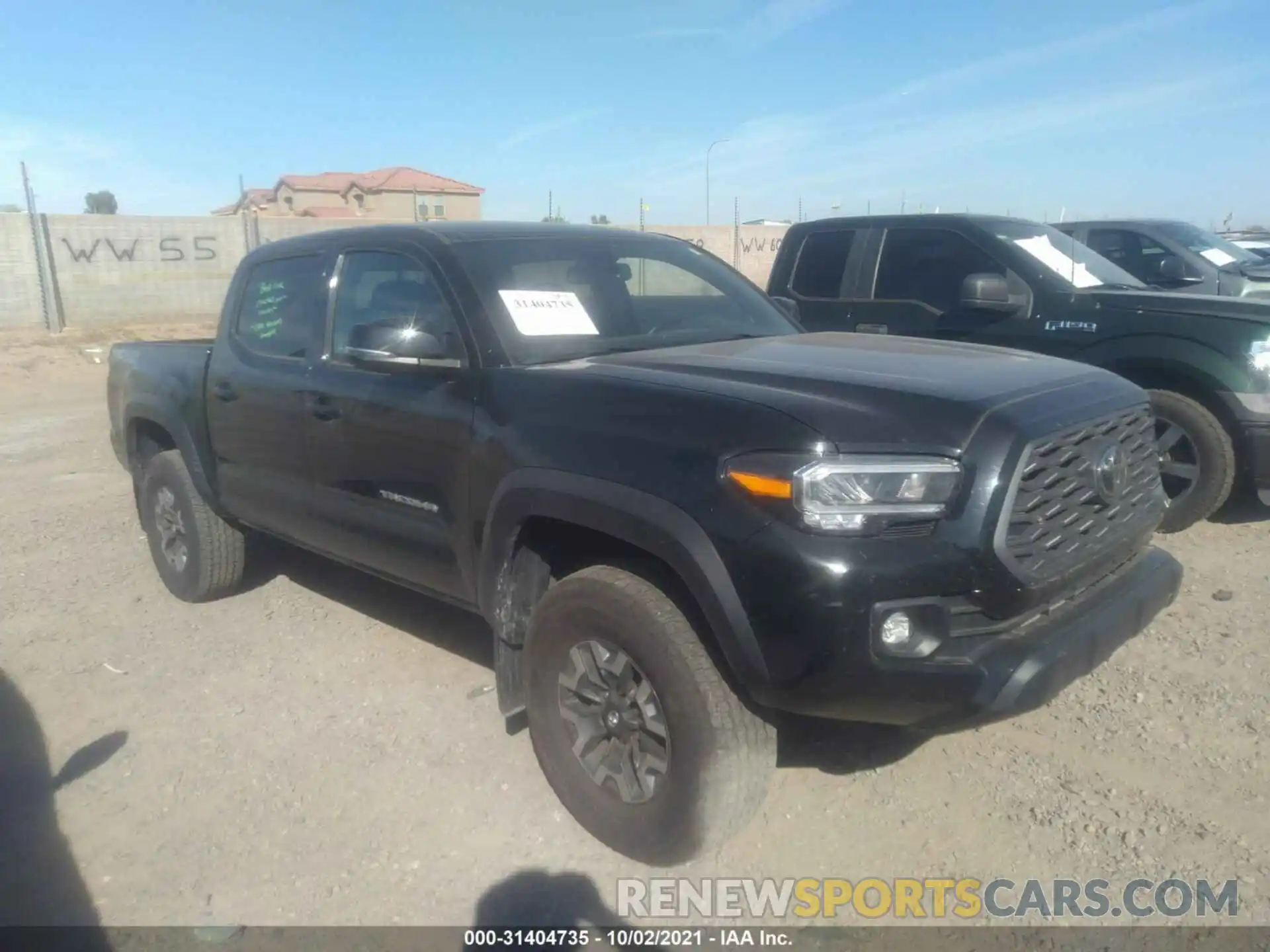 1 Photograph of a damaged car 3TMCZ5ANXLM366110 TOYOTA TACOMA 4WD 2020