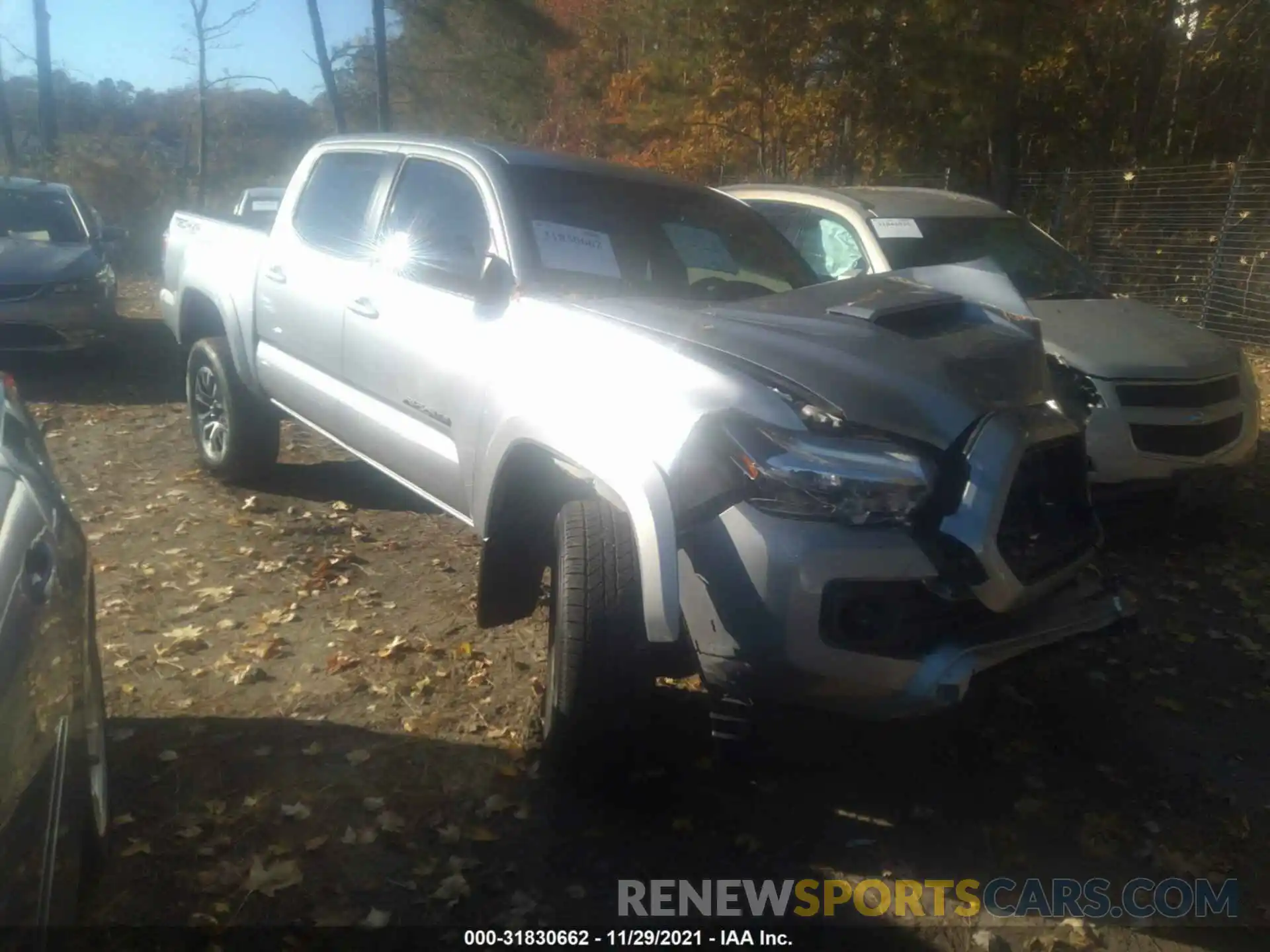 1 Photograph of a damaged car 3TMCZ5ANXLM366611 TOYOTA TACOMA 4WD 2020