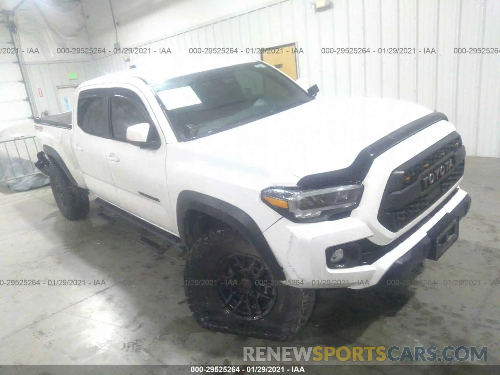 1 Photograph of a damaged car 3TMDZ5BN0LM080821 TOYOTA TACOMA 4WD 2020