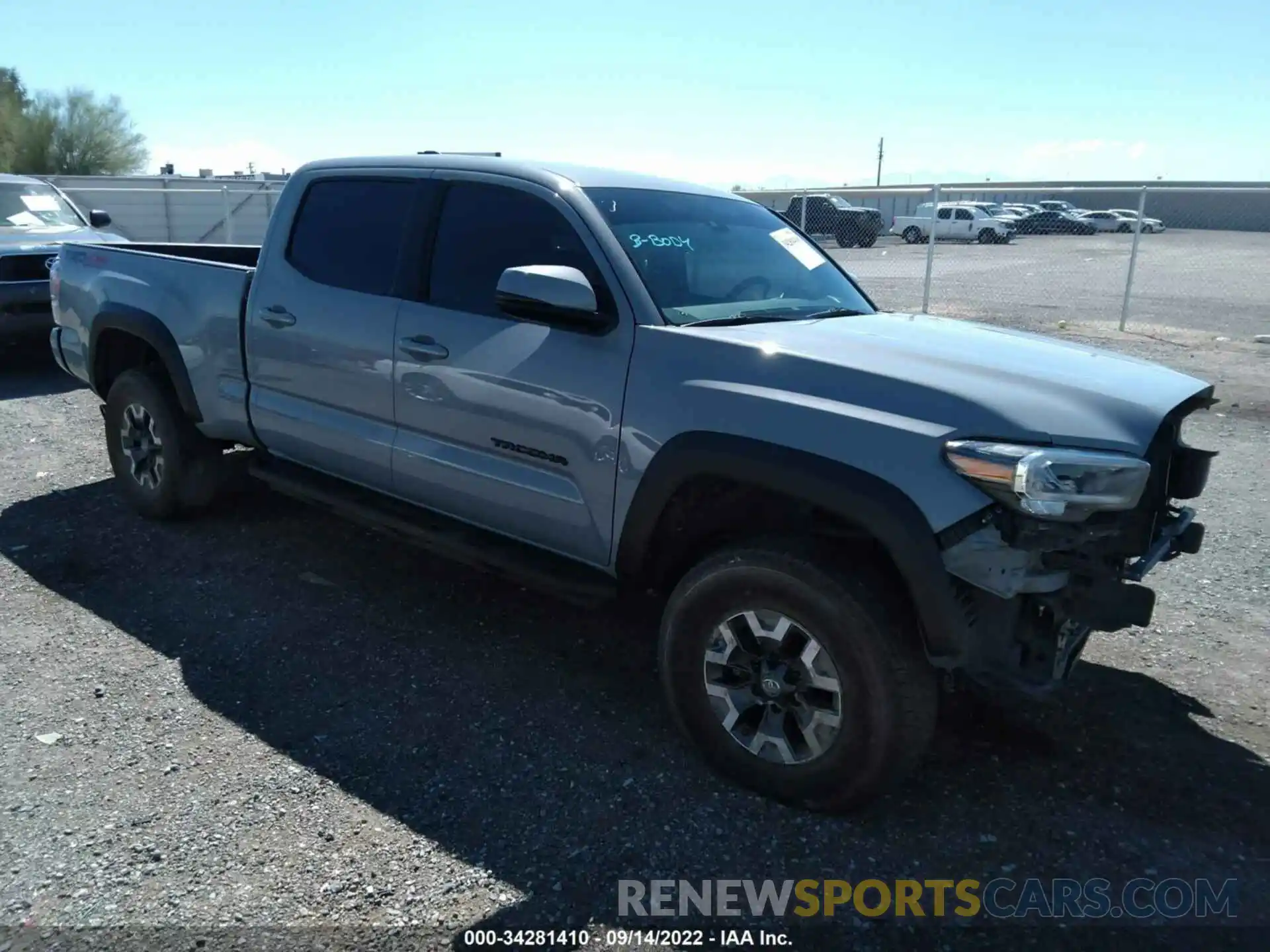 1 Photograph of a damaged car 3TMDZ5BN0LM081371 TOYOTA TACOMA 4WD 2020