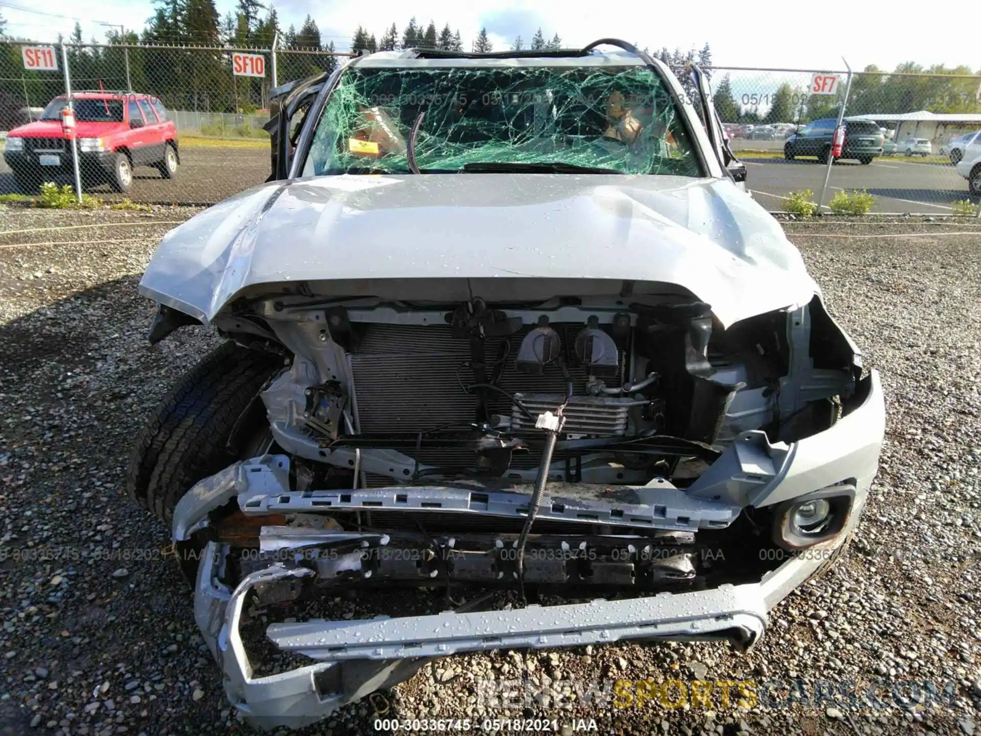 6 Photograph of a damaged car 3TMDZ5BN0LM082410 TOYOTA TACOMA 4WD 2020