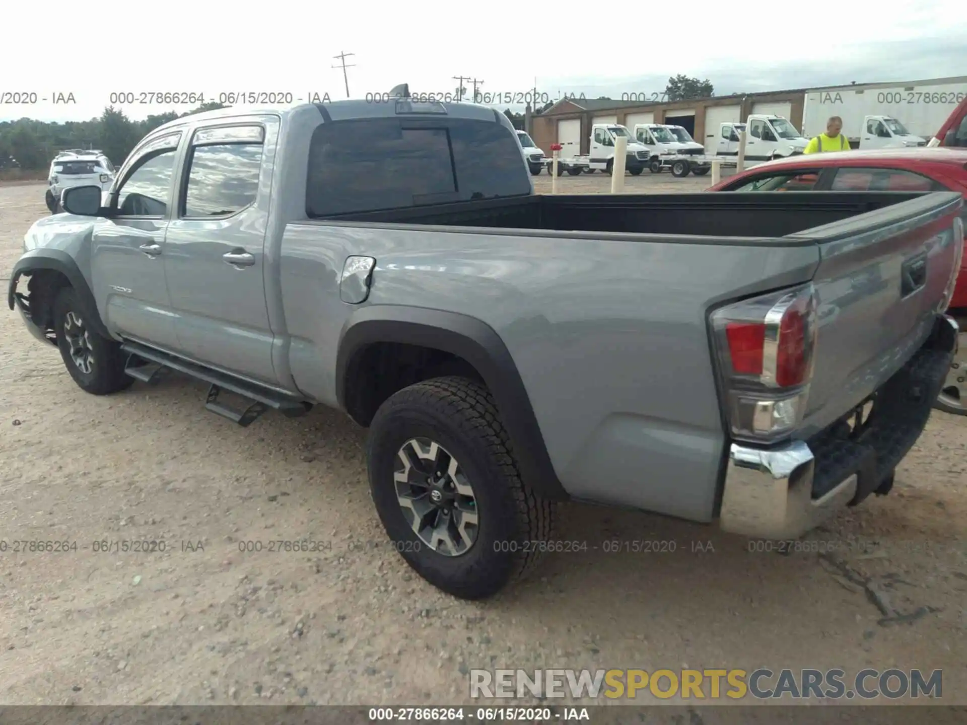 3 Photograph of a damaged car 3TMDZ5BN0LM082827 TOYOTA TACOMA 4WD 2020