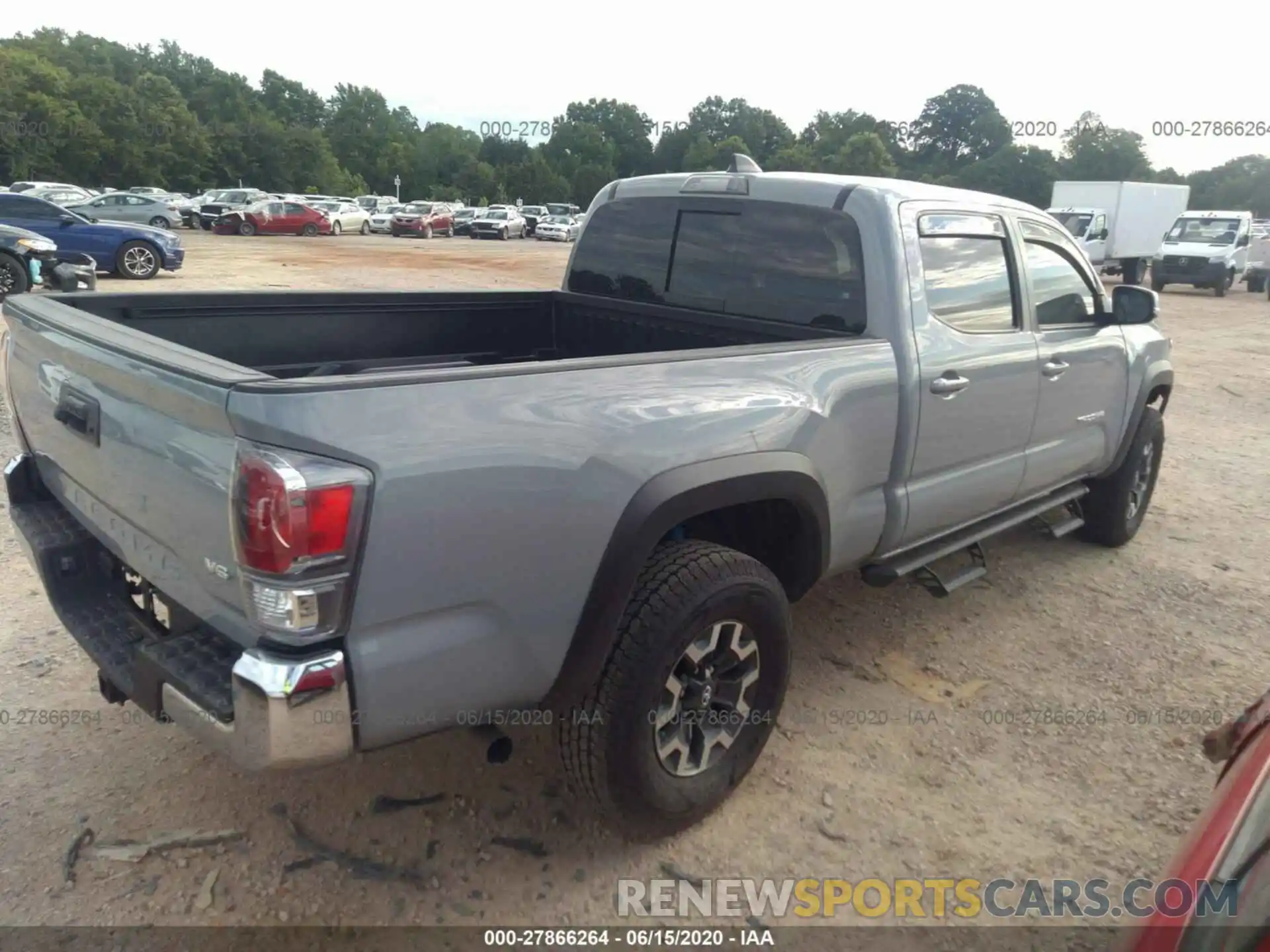 4 Photograph of a damaged car 3TMDZ5BN0LM082827 TOYOTA TACOMA 4WD 2020