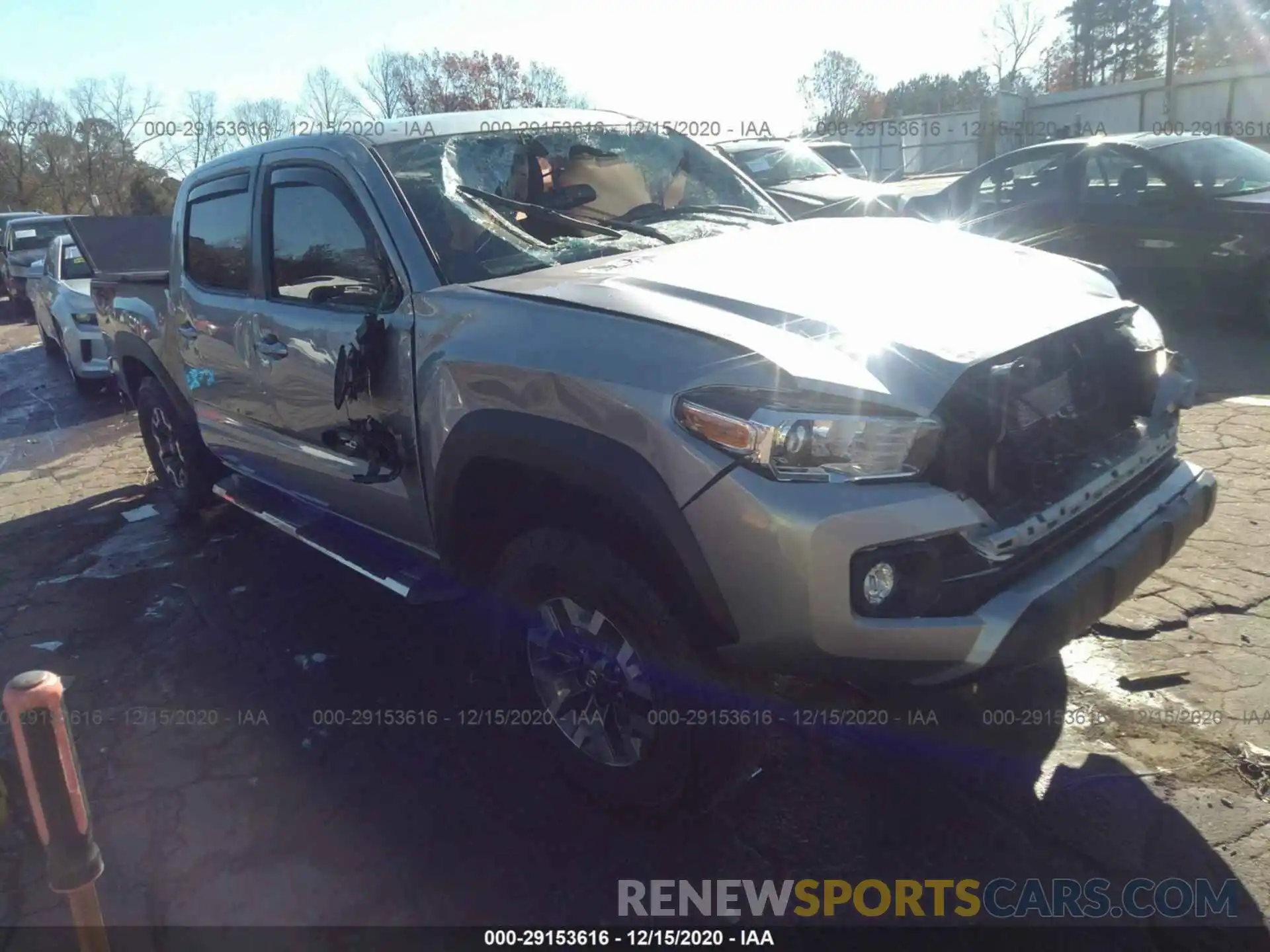 1 Photograph of a damaged car 3TMDZ5BN0LM082844 TOYOTA TACOMA 4WD 2020