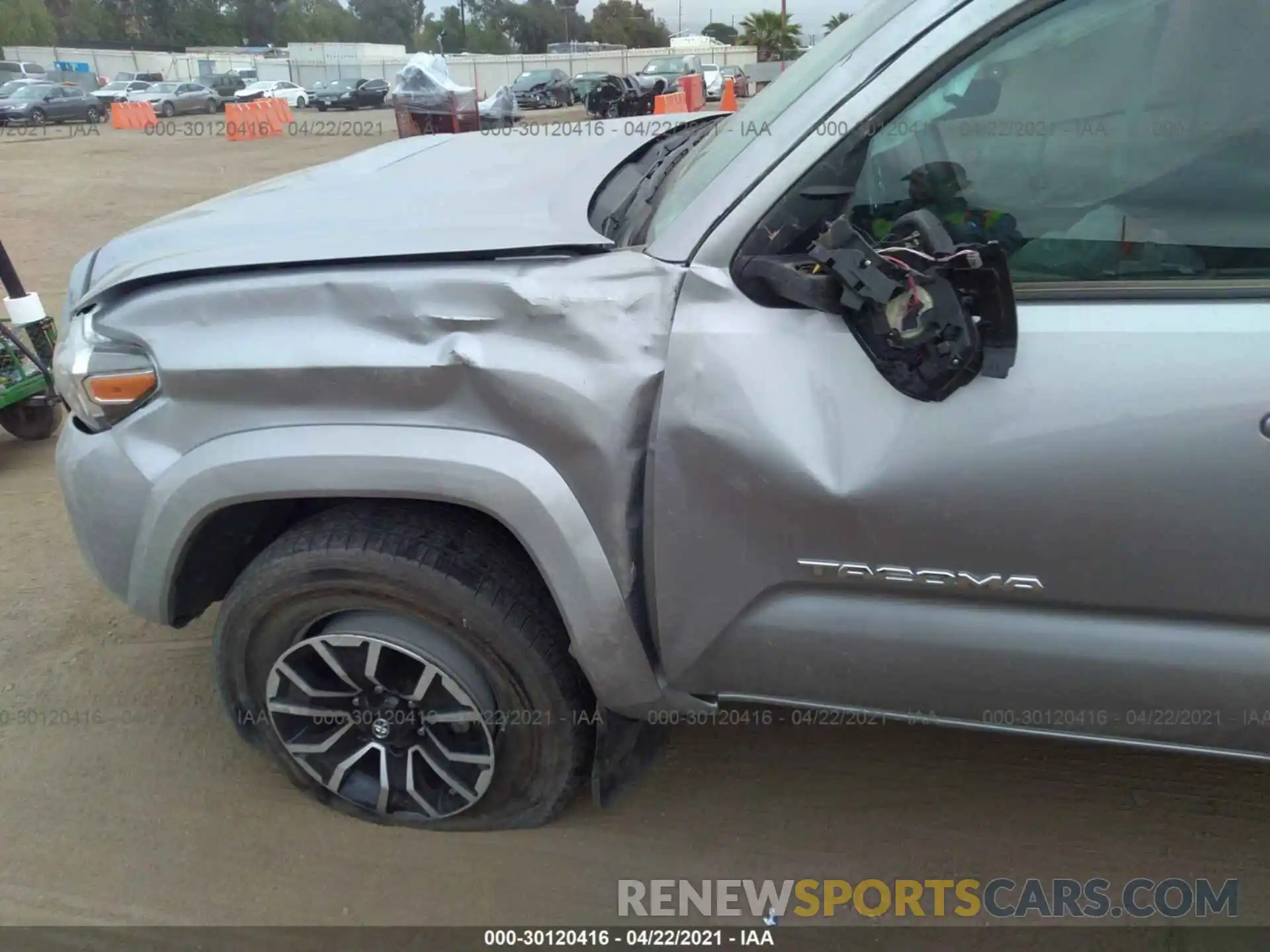 6 Photograph of a damaged car 3TMDZ5BN0LM090796 TOYOTA TACOMA 4WD 2020