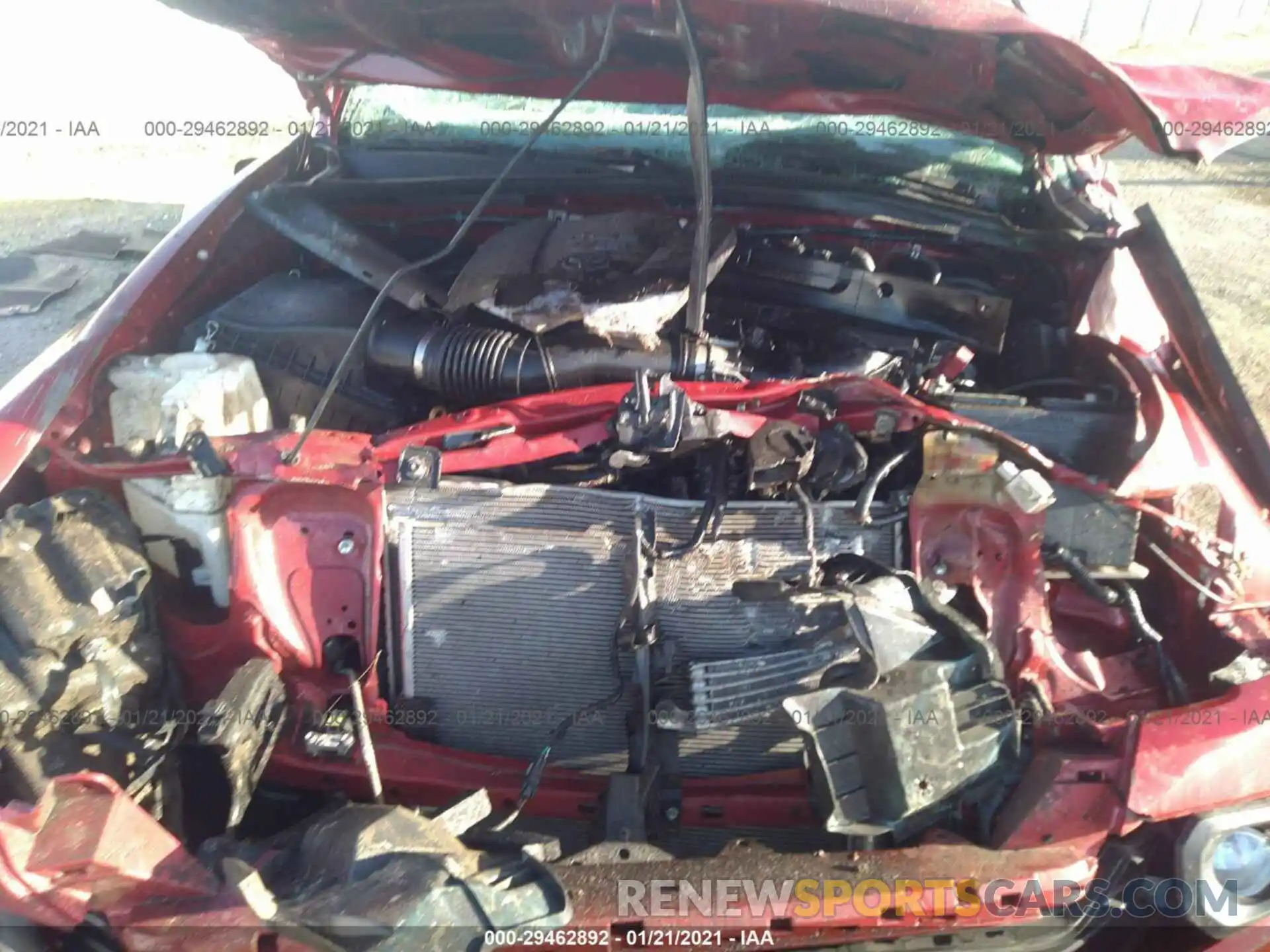 10 Photograph of a damaged car 3TMDZ5BN1LM081461 TOYOTA TACOMA 4WD 2020