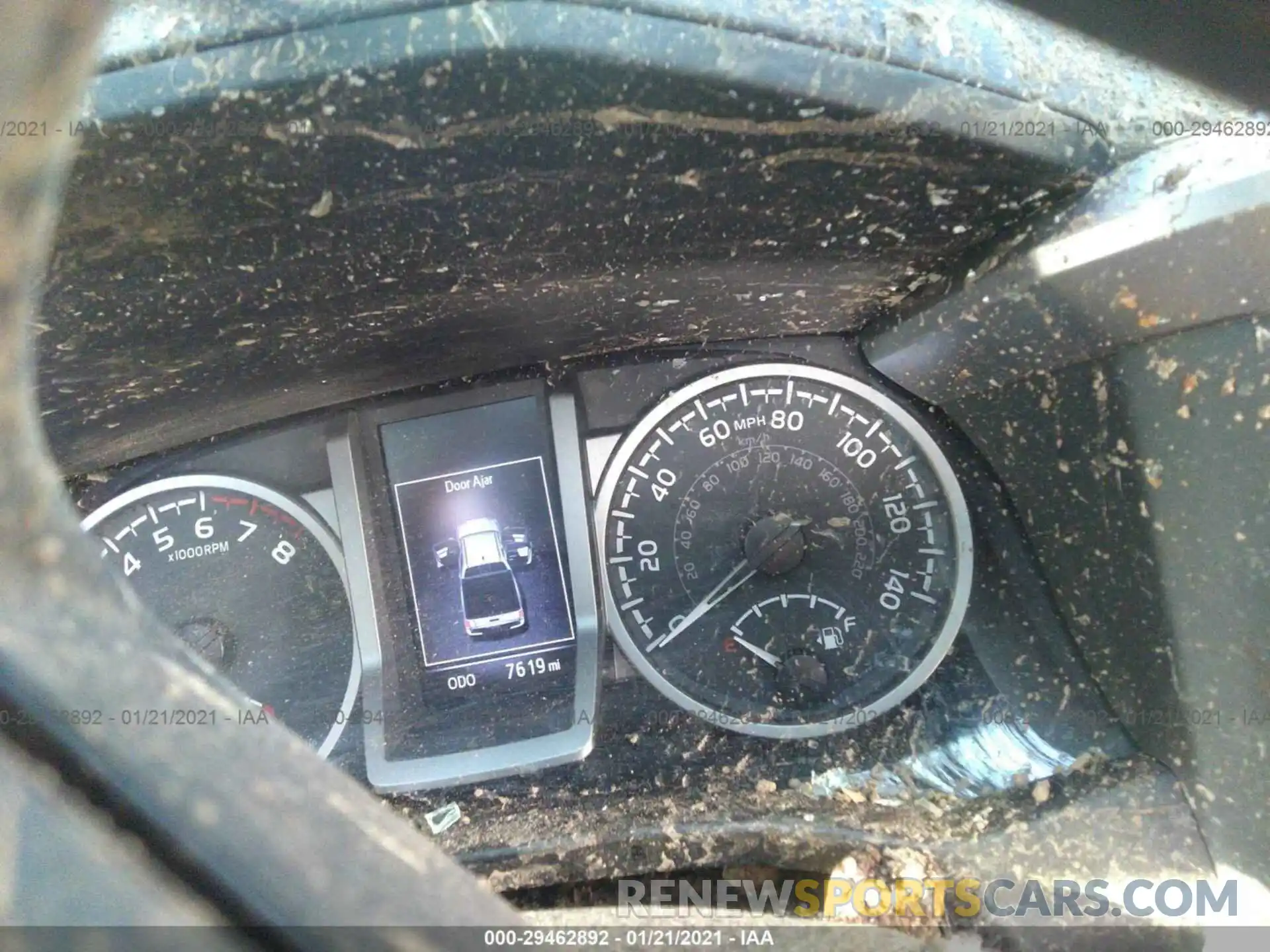 7 Photograph of a damaged car 3TMDZ5BN1LM081461 TOYOTA TACOMA 4WD 2020