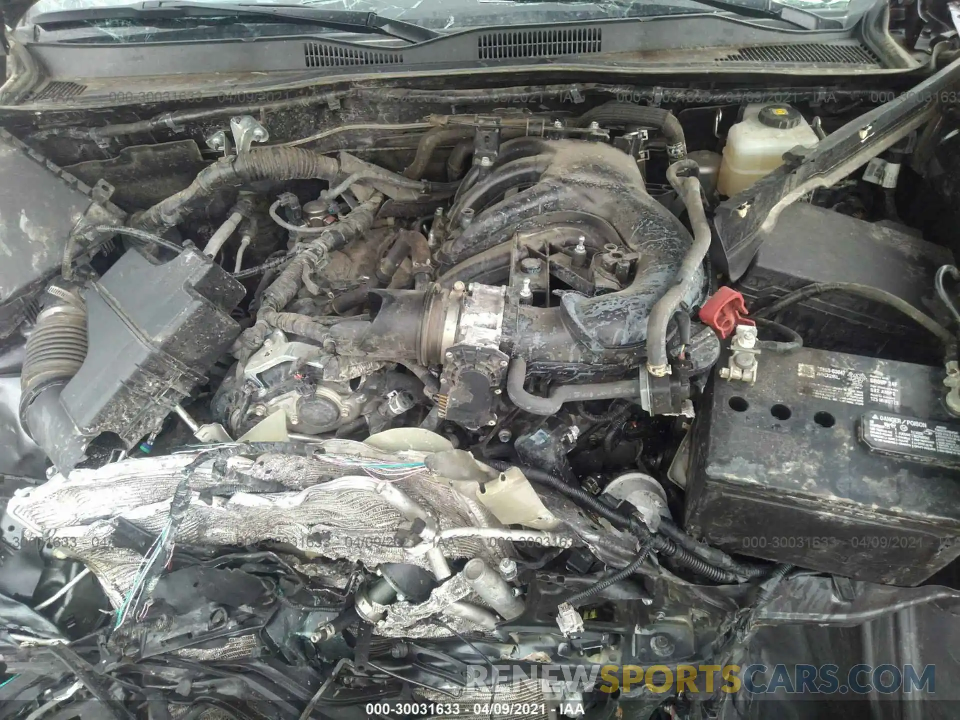 10 Photograph of a damaged car 3TMDZ5BN1LM083243 TOYOTA TACOMA 4WD 2020