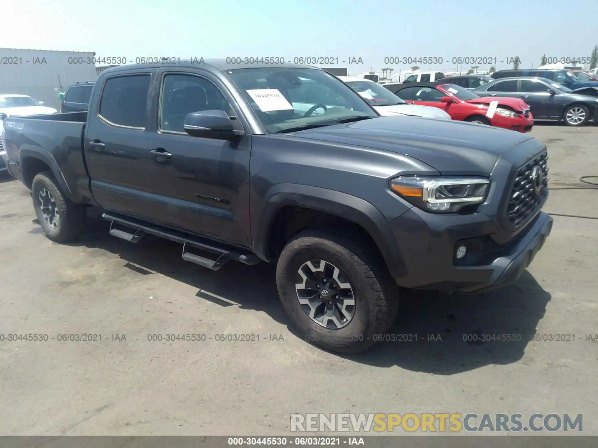 1 Photograph of a damaged car 3TMDZ5BN1LM083906 TOYOTA TACOMA 4WD 2020