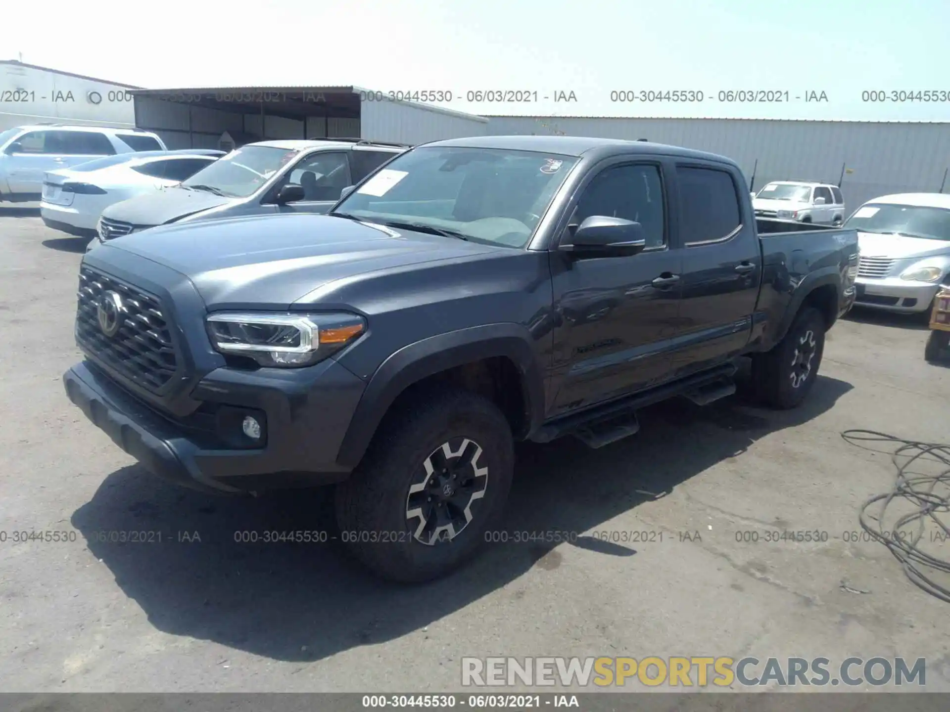 2 Photograph of a damaged car 3TMDZ5BN1LM083906 TOYOTA TACOMA 4WD 2020