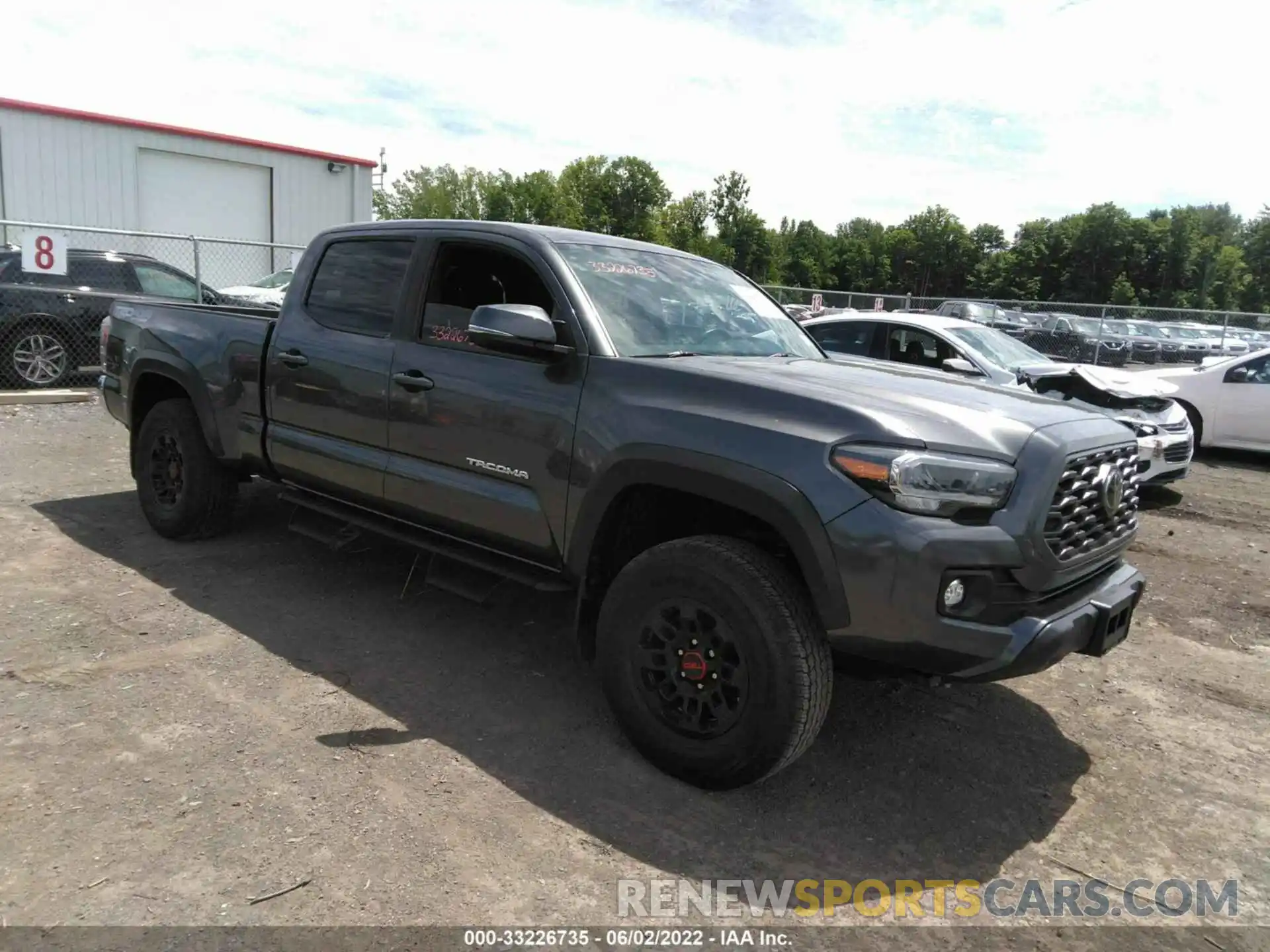 1 Photograph of a damaged car 3TMDZ5BN1LM088183 TOYOTA TACOMA 4WD 2020