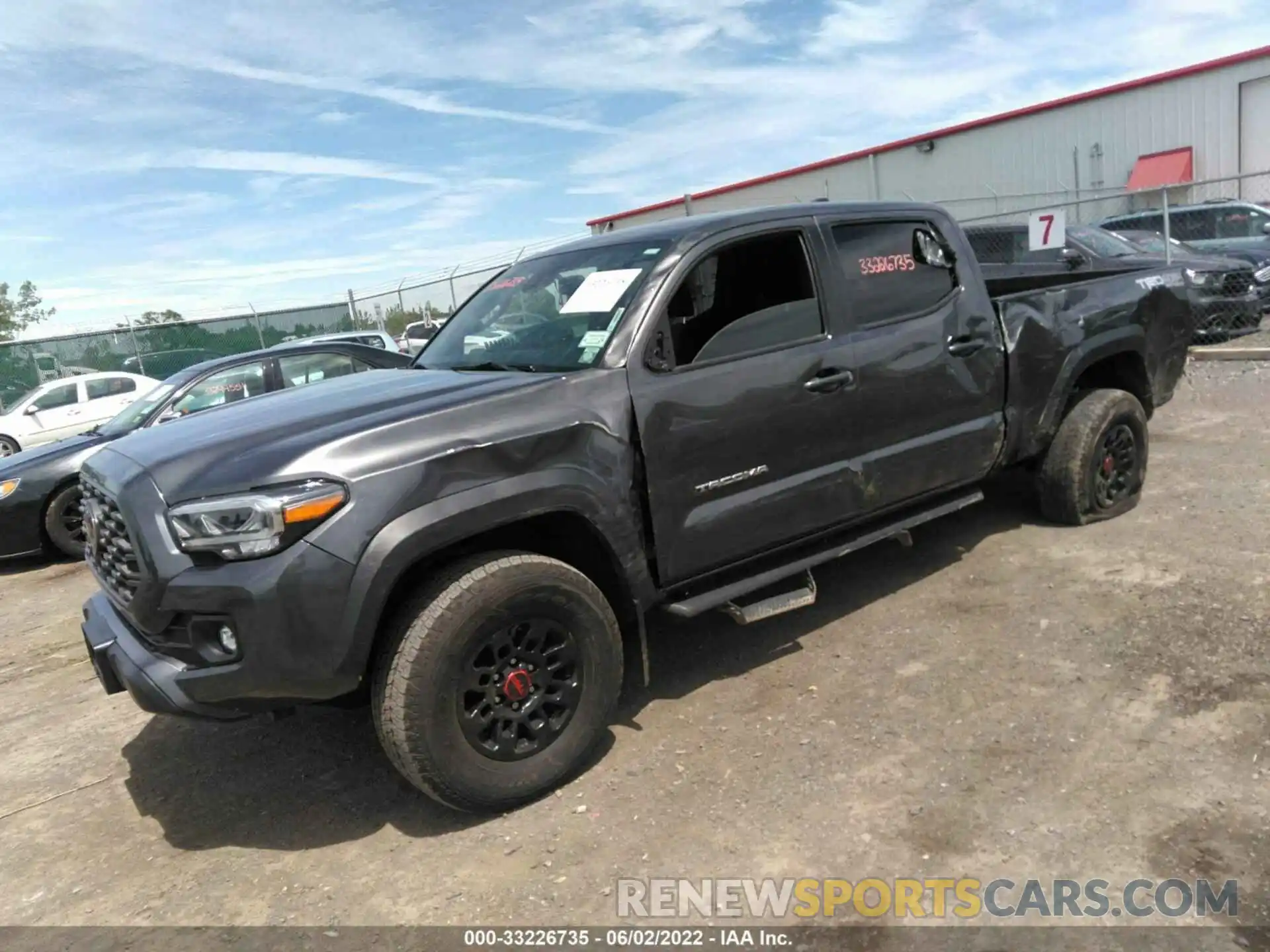 2 Photograph of a damaged car 3TMDZ5BN1LM088183 TOYOTA TACOMA 4WD 2020