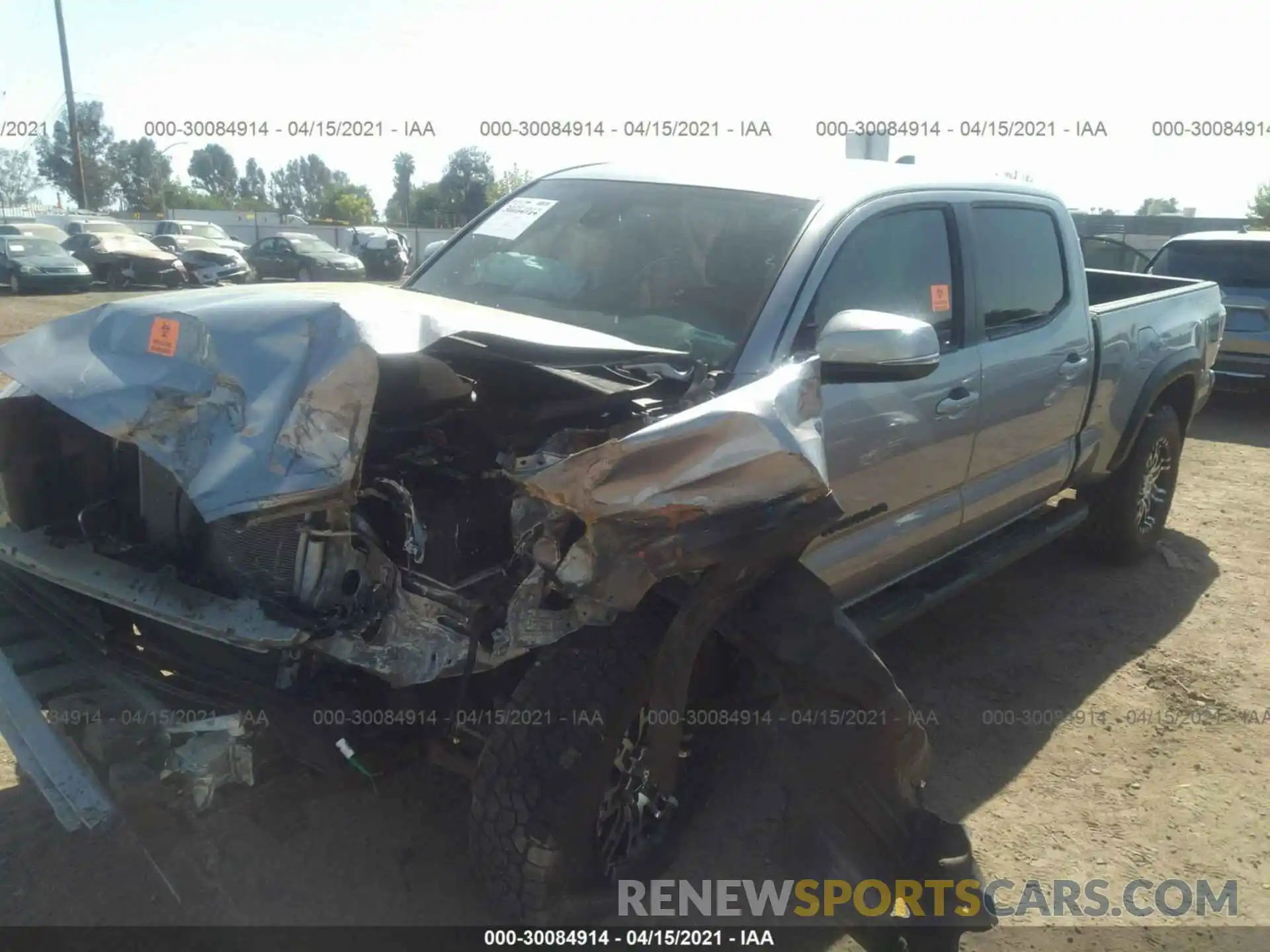 2 Photograph of a damaged car 3TMDZ5BN1LM095568 TOYOTA TACOMA 4WD 2020