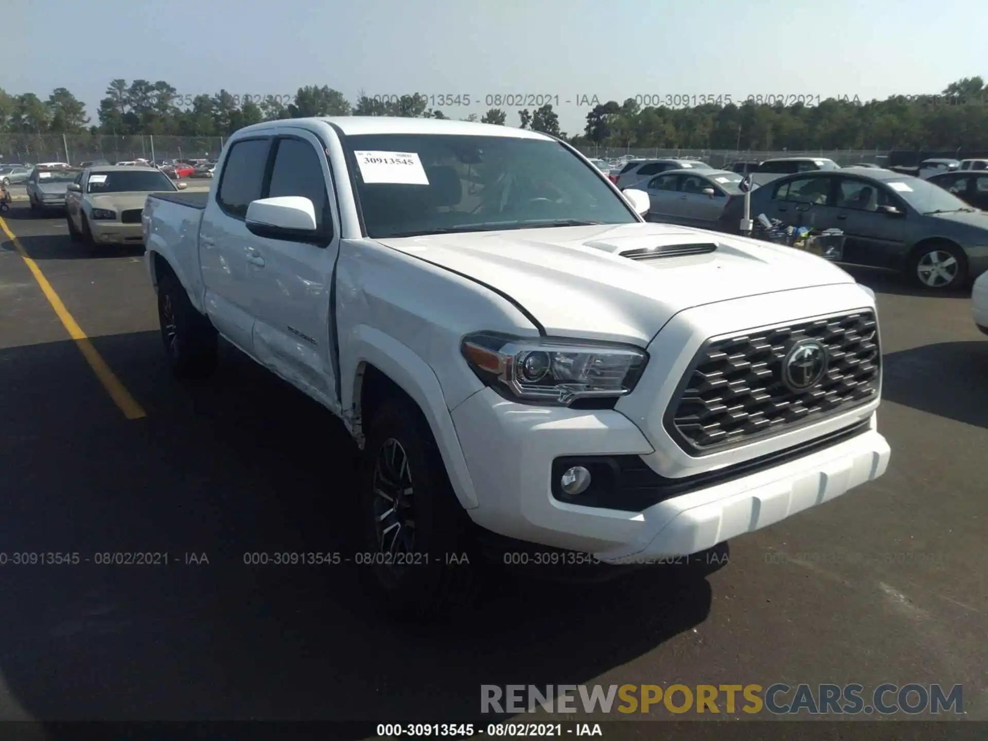 1 Photograph of a damaged car 3TMDZ5BN2LM085972 TOYOTA TACOMA 4WD 2020