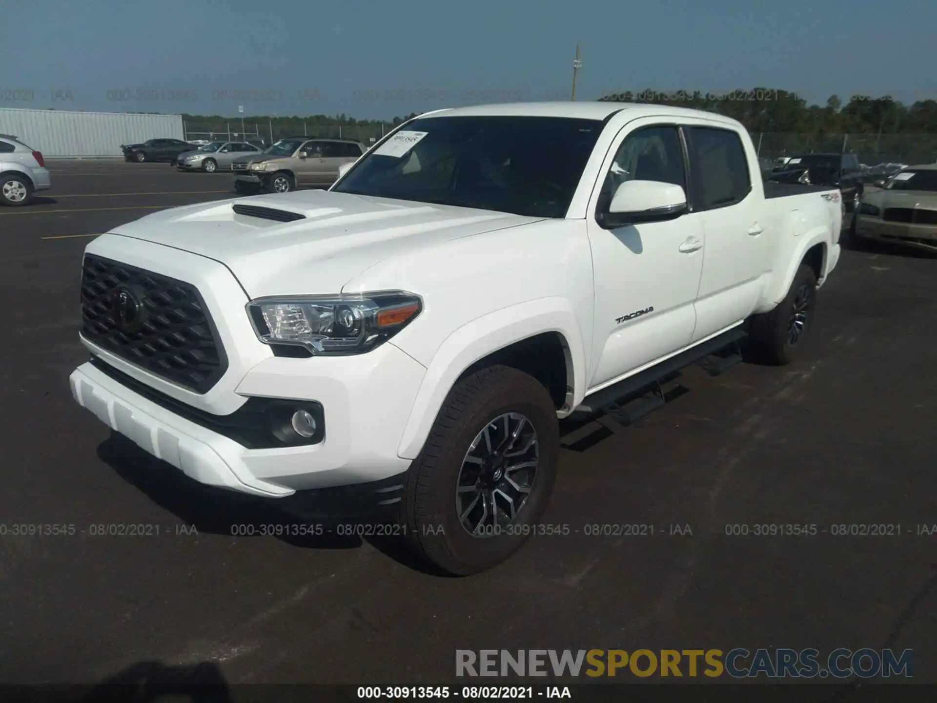 2 Photograph of a damaged car 3TMDZ5BN2LM085972 TOYOTA TACOMA 4WD 2020