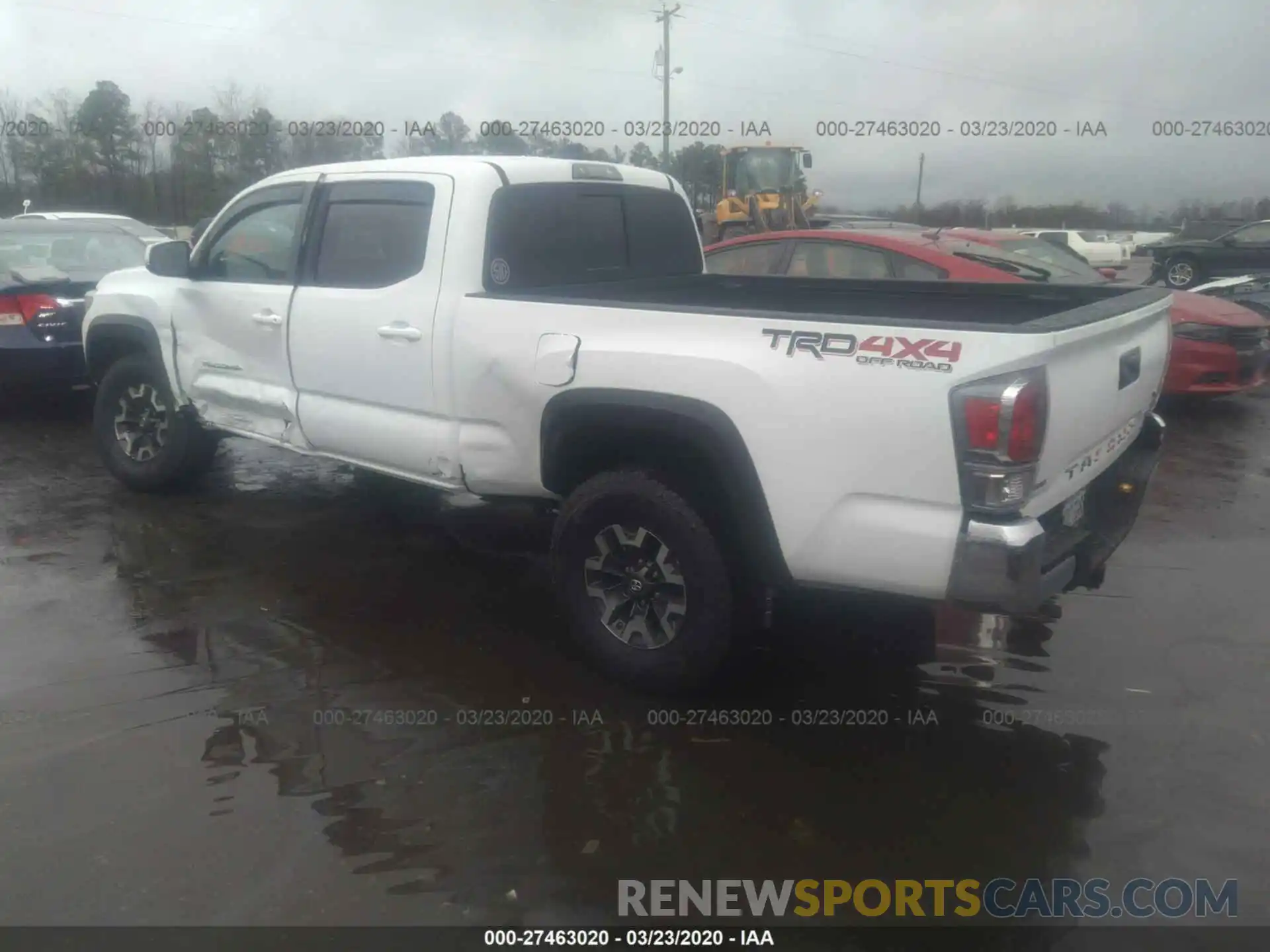 3 Photograph of a damaged car 3TMDZ5BN2LM088192 TOYOTA TACOMA 4WD 2020