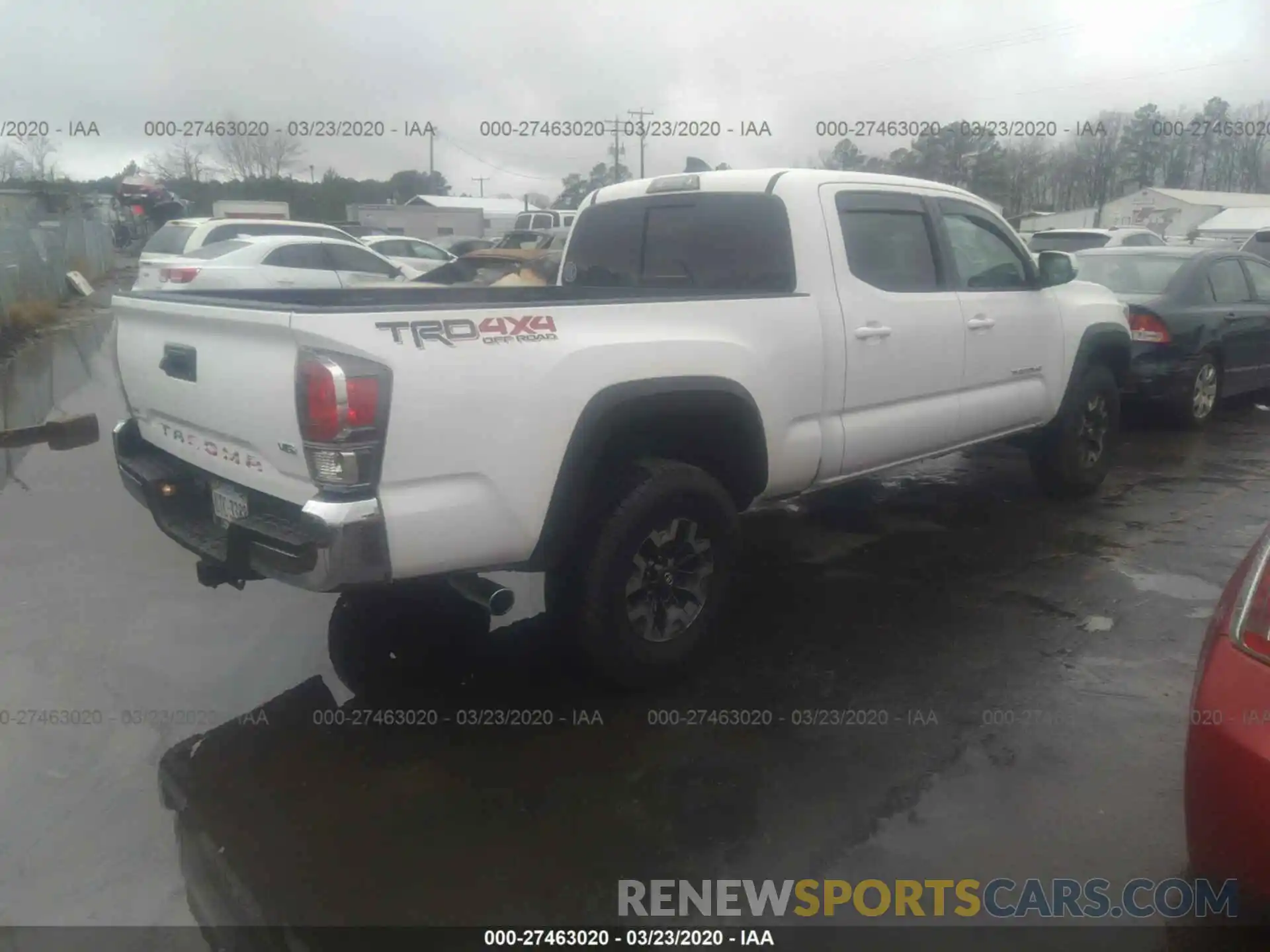 4 Photograph of a damaged car 3TMDZ5BN2LM088192 TOYOTA TACOMA 4WD 2020