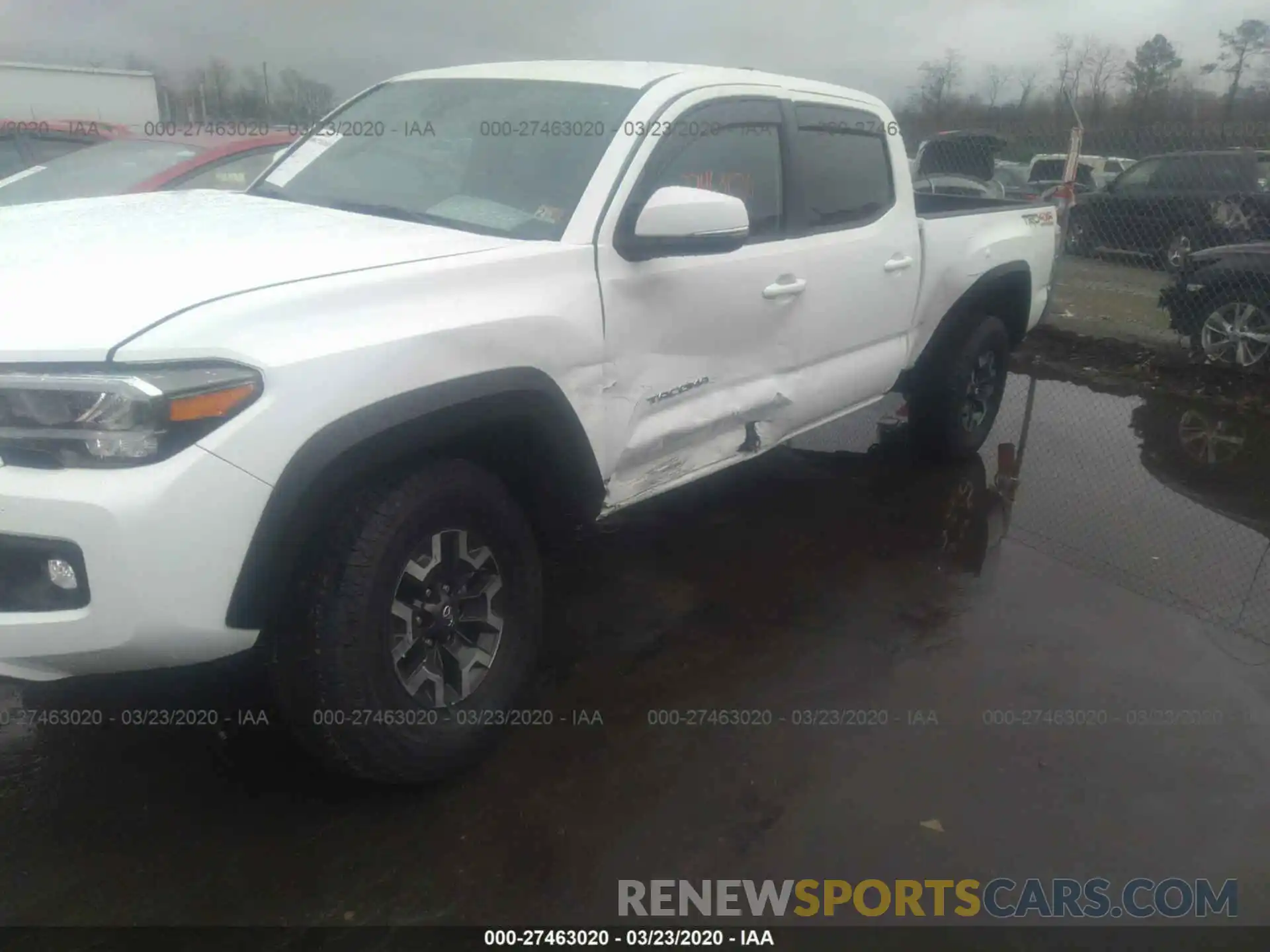 6 Photograph of a damaged car 3TMDZ5BN2LM088192 TOYOTA TACOMA 4WD 2020