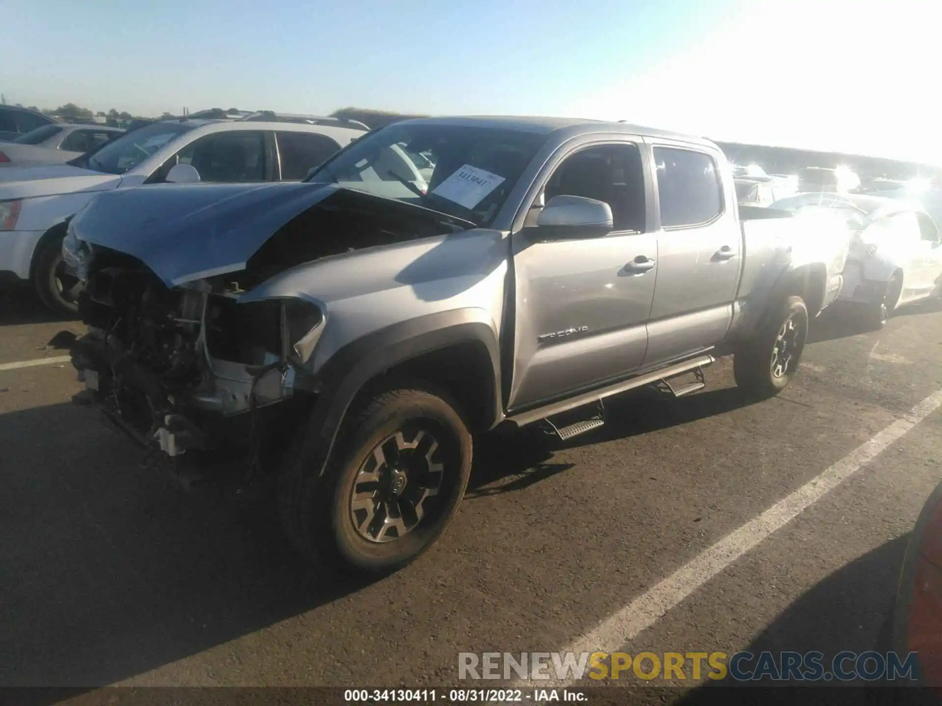 2 Photograph of a damaged car 3TMDZ5BN2LM089679 TOYOTA TACOMA 4WD 2020