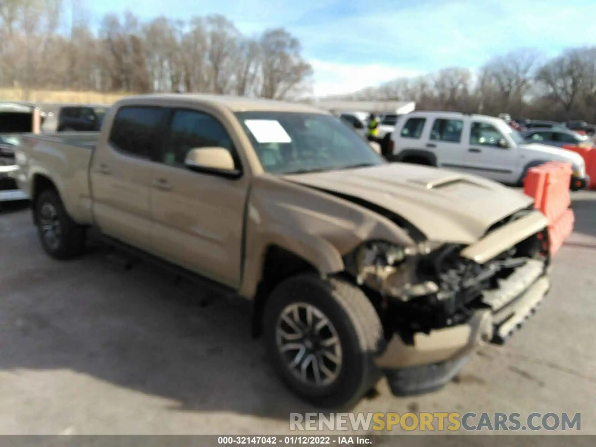 1 Photograph of a damaged car 3TMDZ5BN2LM091173 TOYOTA TACOMA 4WD 2020