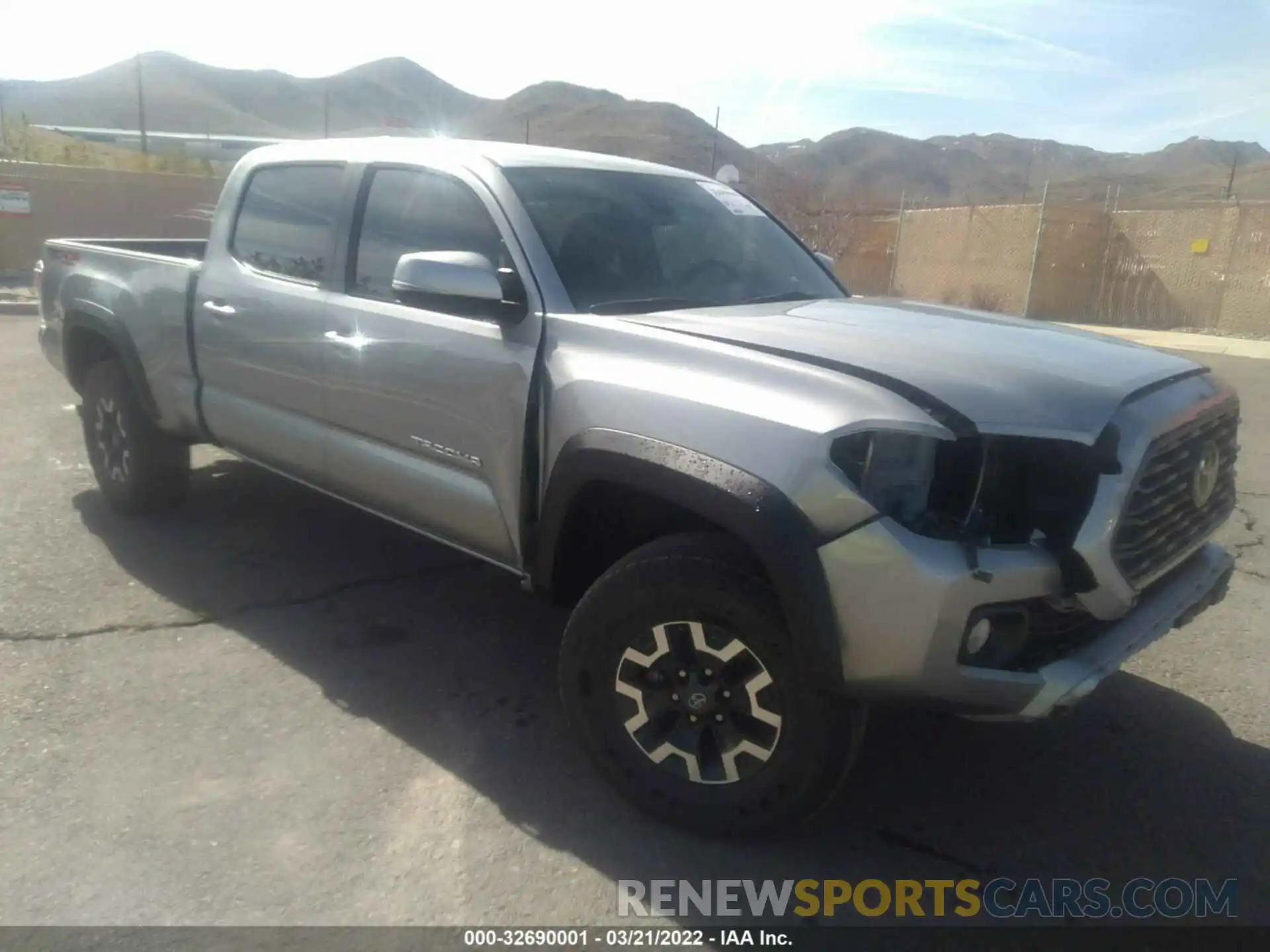 1 Photograph of a damaged car 3TMDZ5BN2LM092324 TOYOTA TACOMA 4WD 2020