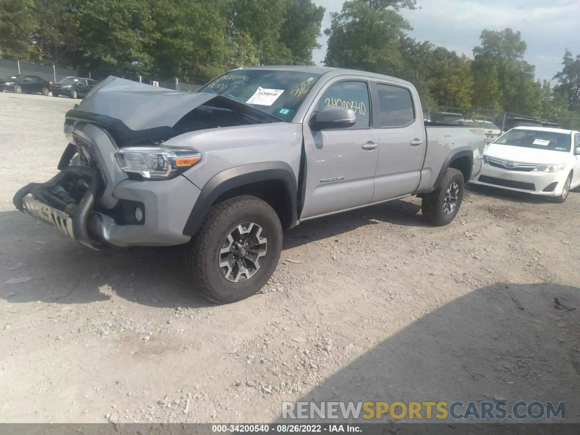 2 Photograph of a damaged car 3TMDZ5BN2LM094476 TOYOTA TACOMA 4WD 2020