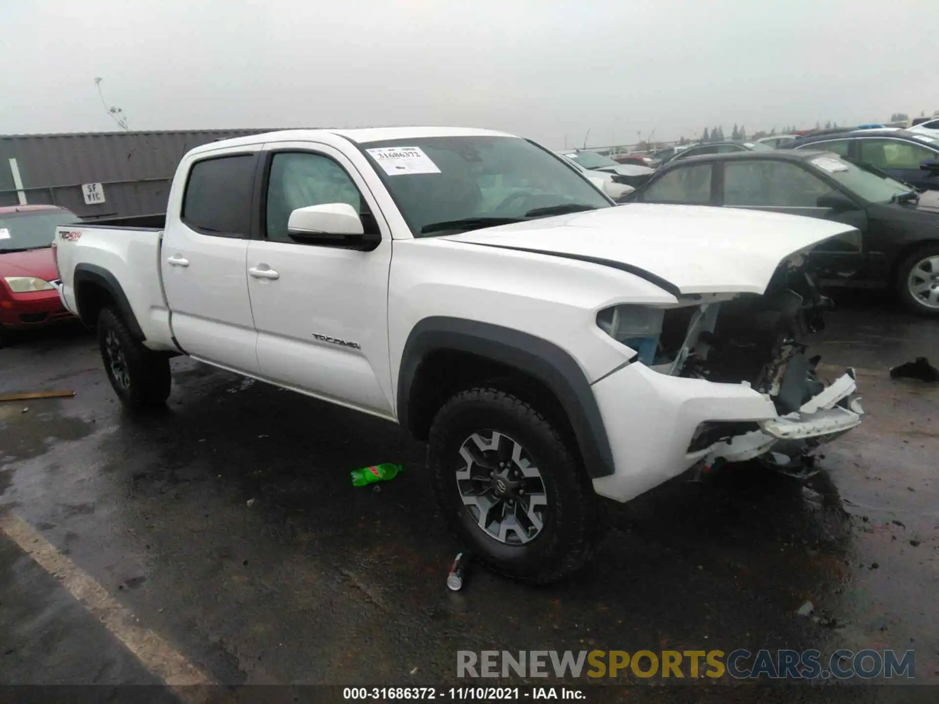 1 Photograph of a damaged car 3TMDZ5BN2LM097426 TOYOTA TACOMA 4WD 2020