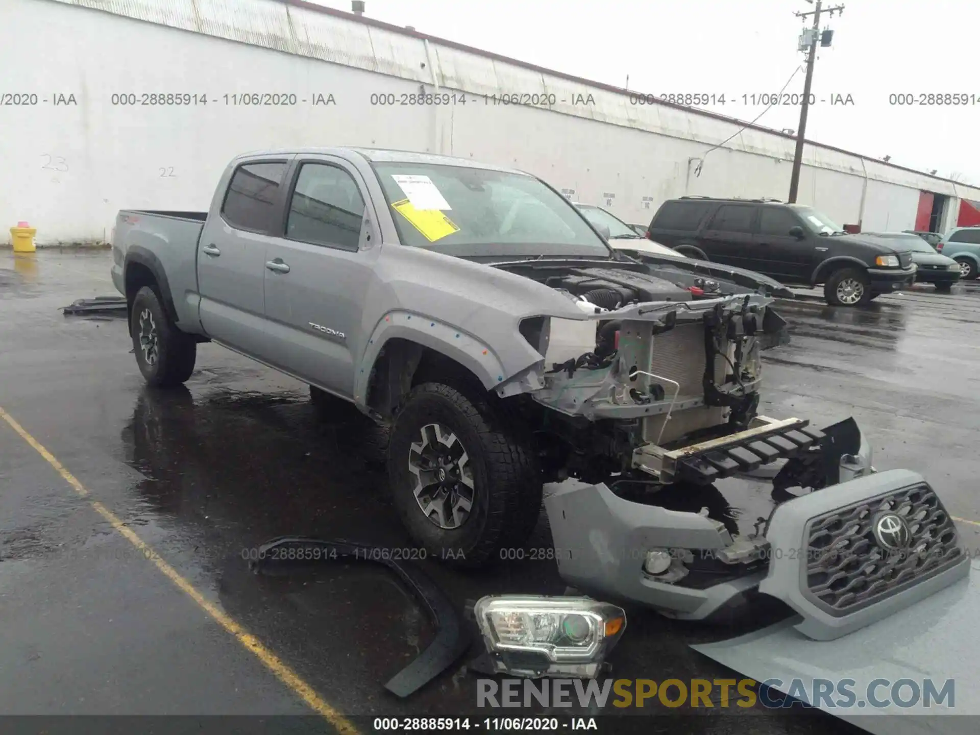 1 Photograph of a damaged car 3TMDZ5BN2LM098060 TOYOTA TACOMA 4WD 2020