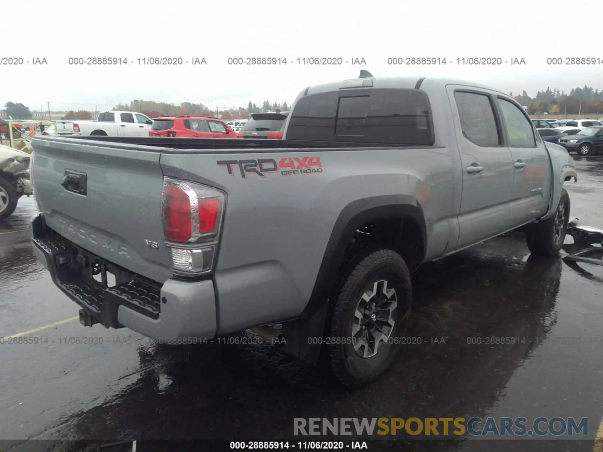 4 Фотография поврежденного автомобиля 3TMDZ5BN2LM098060 TOYOTA TACOMA 4WD 2020