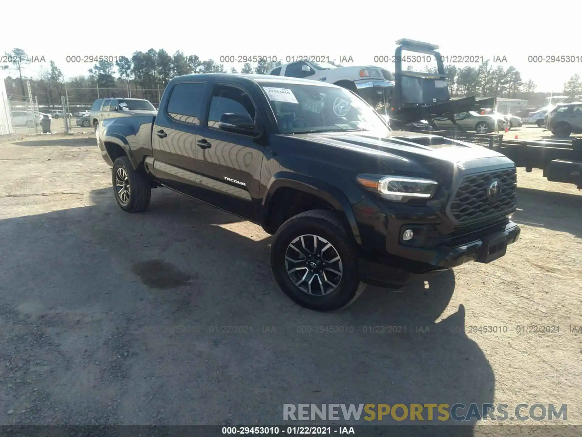 1 Photograph of a damaged car 3TMDZ5BN3LM080022 TOYOTA TACOMA 4WD 2020