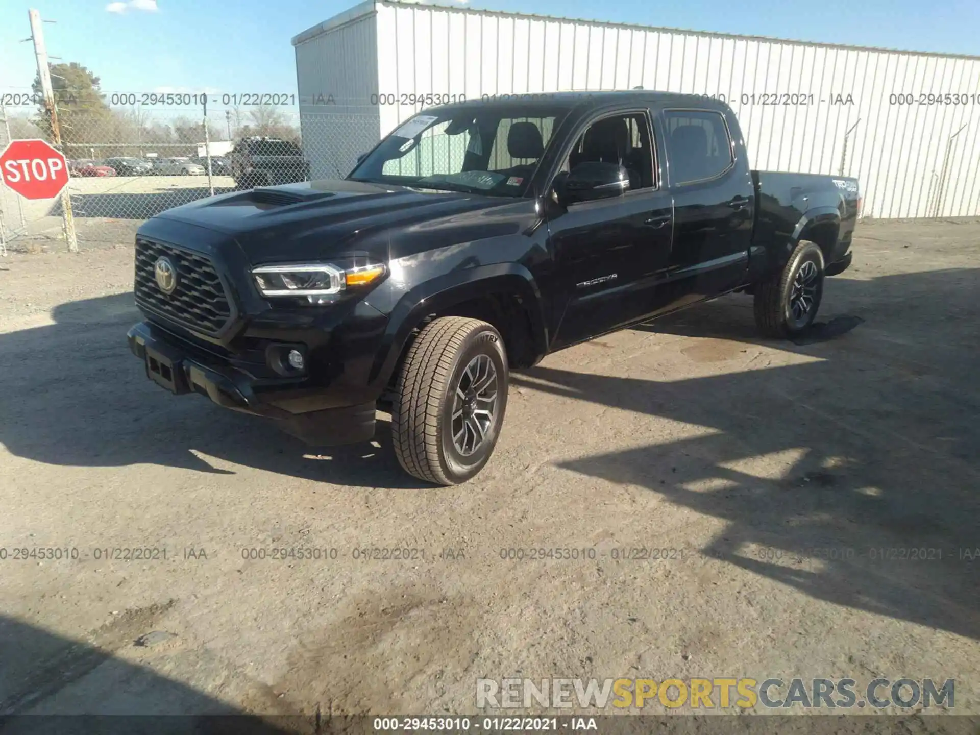 2 Photograph of a damaged car 3TMDZ5BN3LM080022 TOYOTA TACOMA 4WD 2020