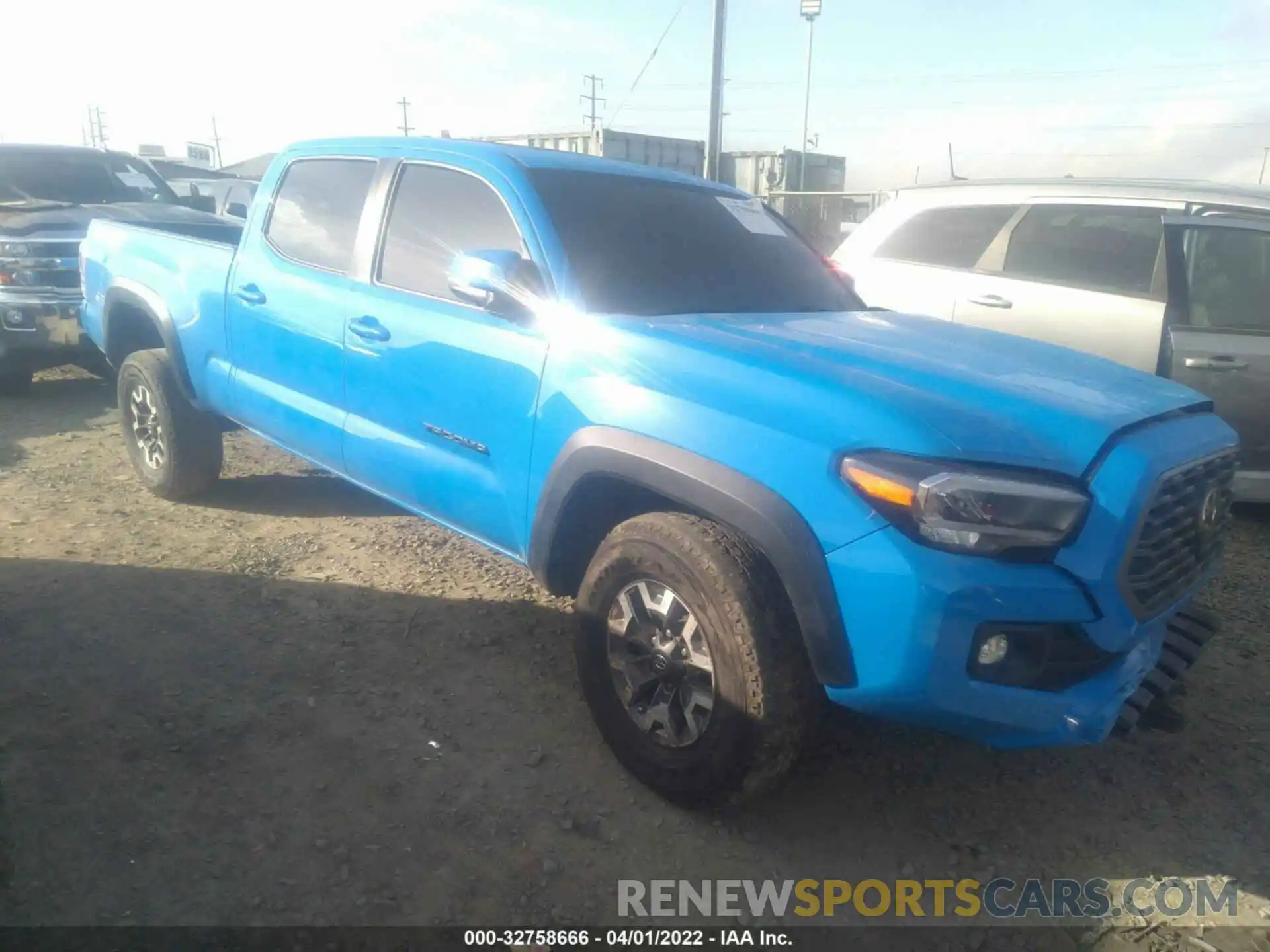 1 Photograph of a damaged car 3TMDZ5BN3LM080277 TOYOTA TACOMA 4WD 2020