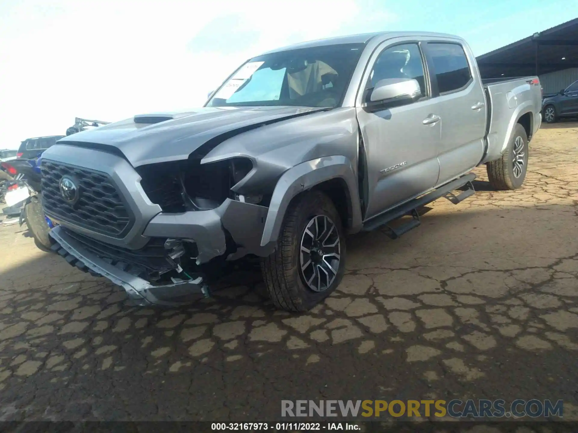 2 Photograph of a damaged car 3TMDZ5BN3LM083129 TOYOTA TACOMA 4WD 2020