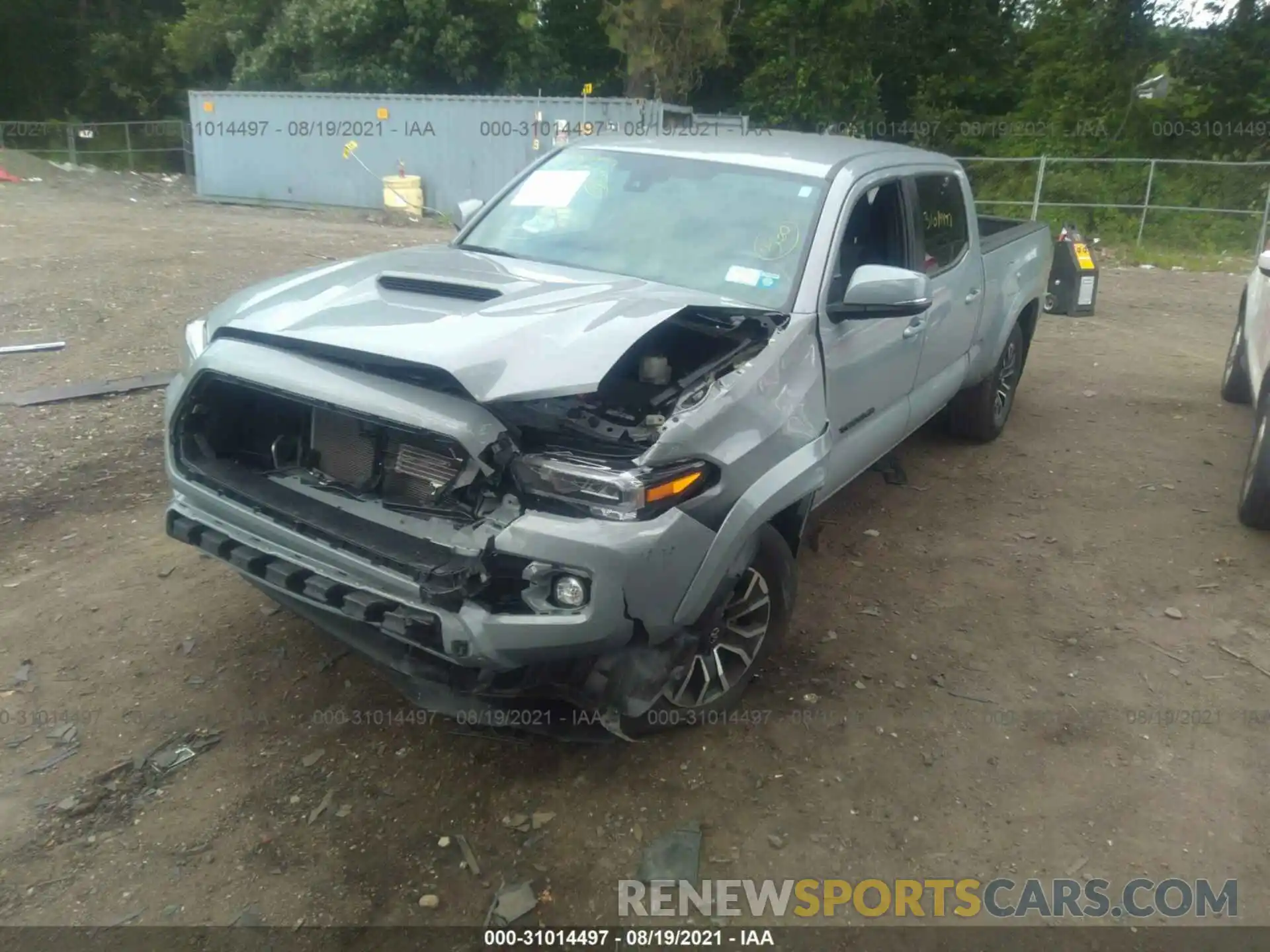 2 Photograph of a damaged car 3TMDZ5BN3LM089674 TOYOTA TACOMA 4WD 2020