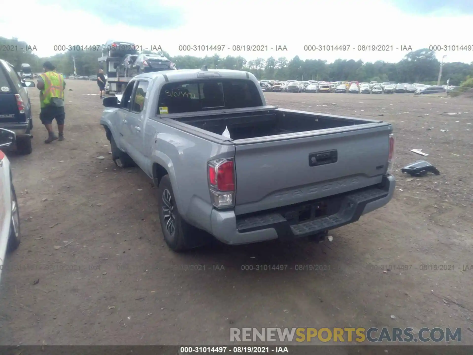 3 Photograph of a damaged car 3TMDZ5BN3LM089674 TOYOTA TACOMA 4WD 2020