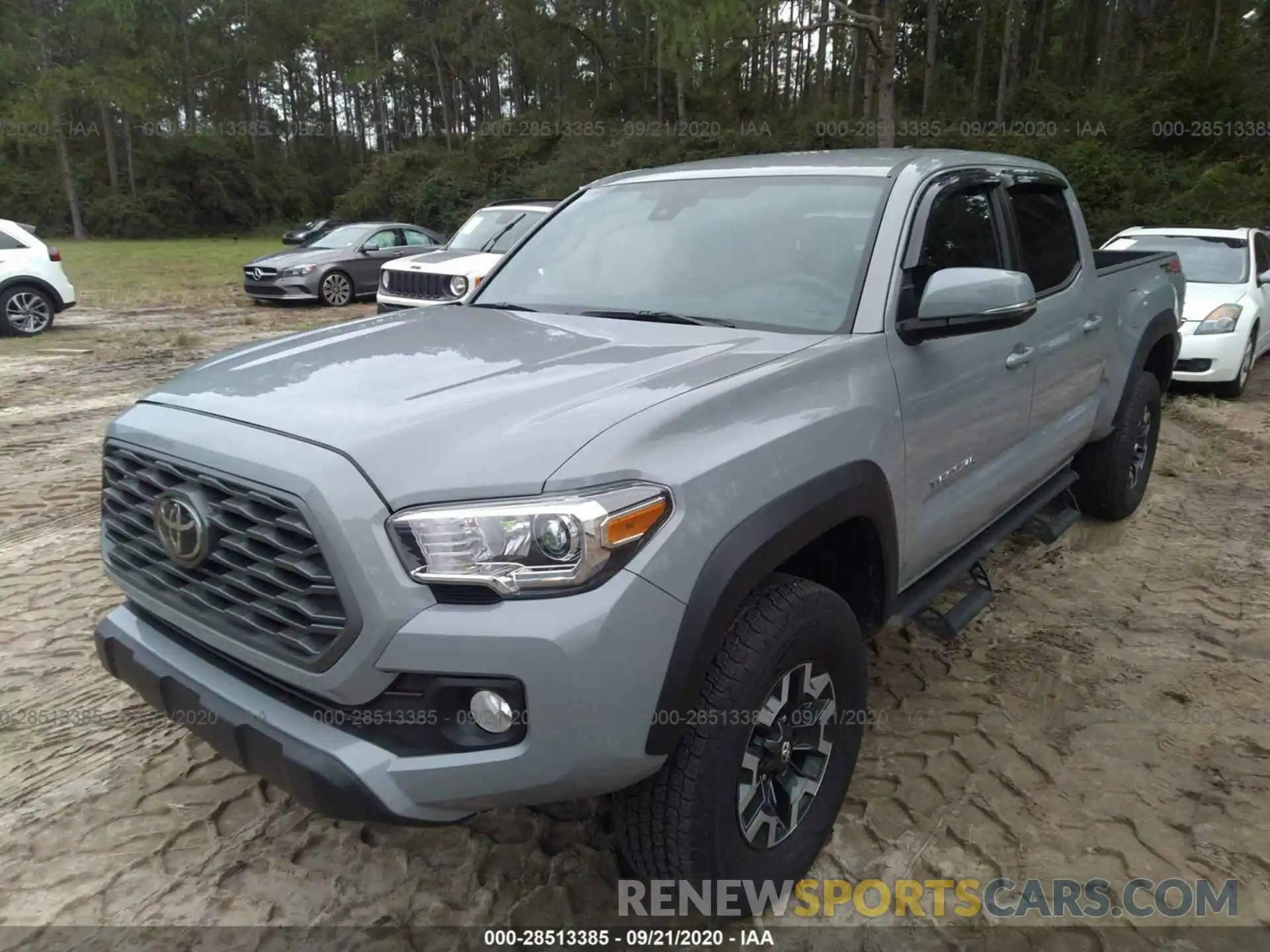 2 Photograph of a damaged car 3TMDZ5BN3LM090484 TOYOTA TACOMA 4WD 2020