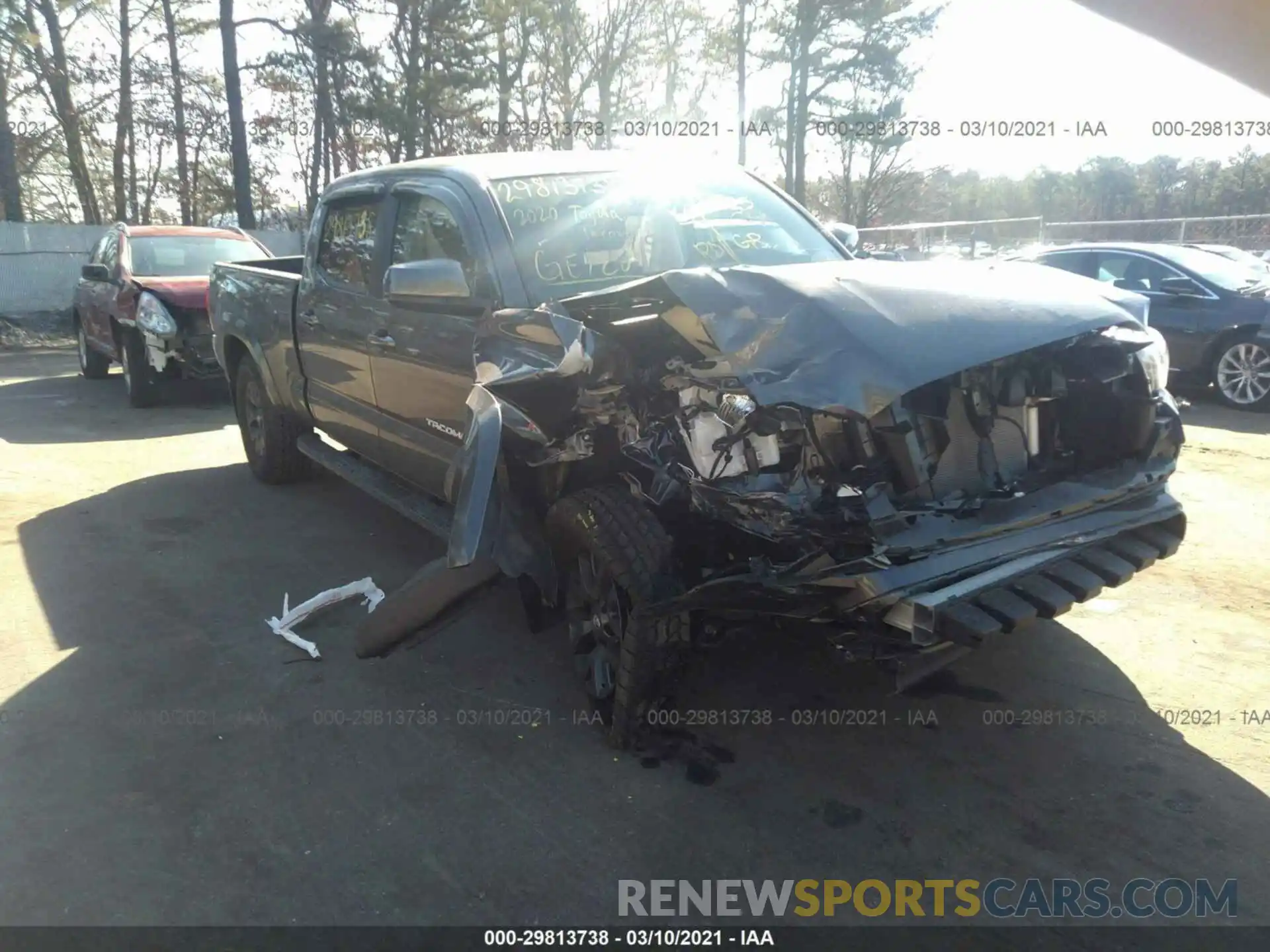 6 Photograph of a damaged car 3TMDZ5BN3LM093451 TOYOTA TACOMA 4WD 2020