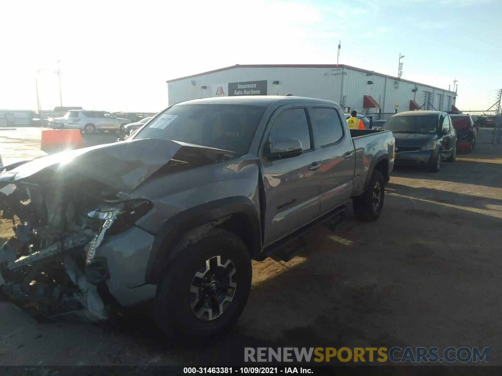 2 Photograph of a damaged car 3TMDZ5BN3LM096785 TOYOTA TACOMA 4WD 2020