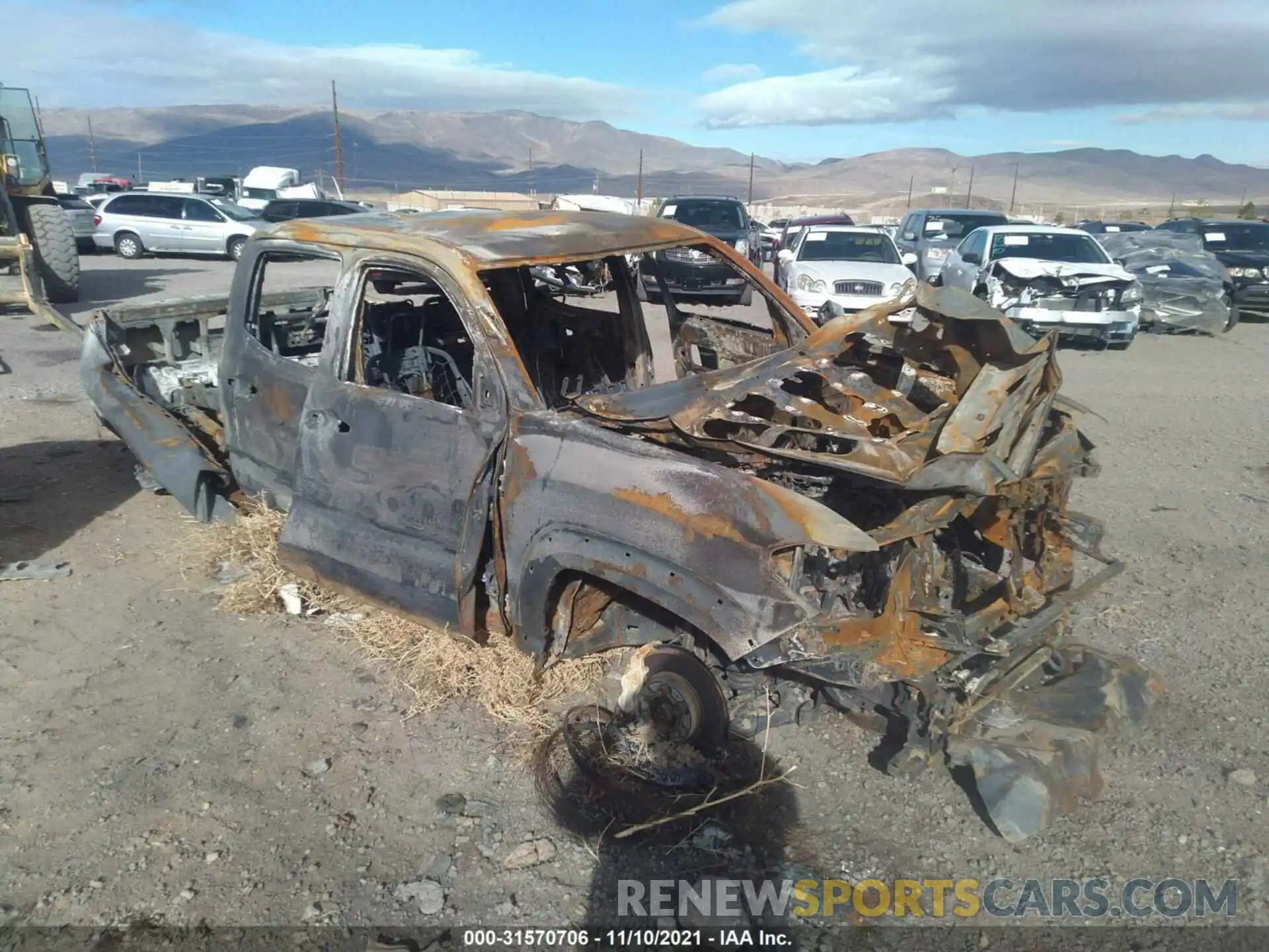 1 Photograph of a damaged car 3TMDZ5BN4LM080871 TOYOTA TACOMA 4WD 2020