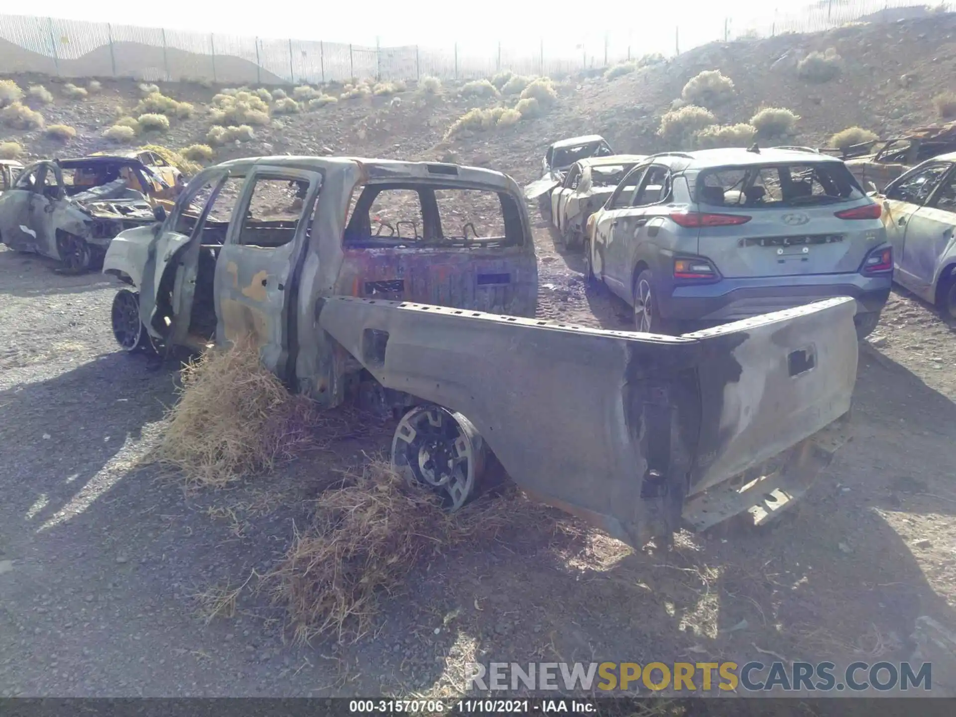 3 Photograph of a damaged car 3TMDZ5BN4LM080871 TOYOTA TACOMA 4WD 2020