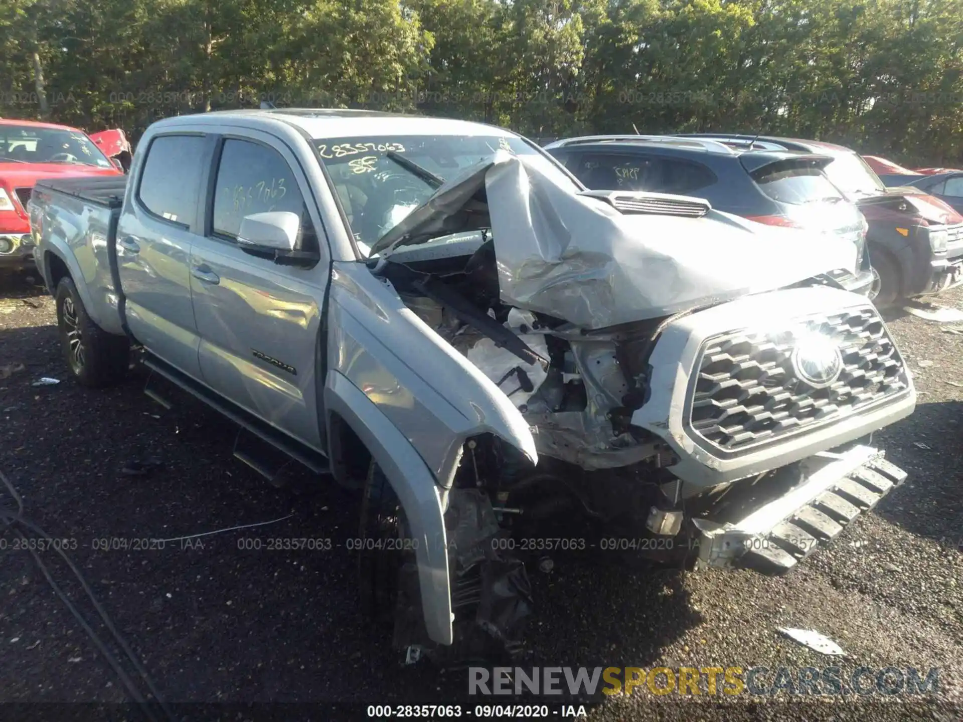 1 Photograph of a damaged car 3TMDZ5BN4LM085780 TOYOTA TACOMA 4WD 2020