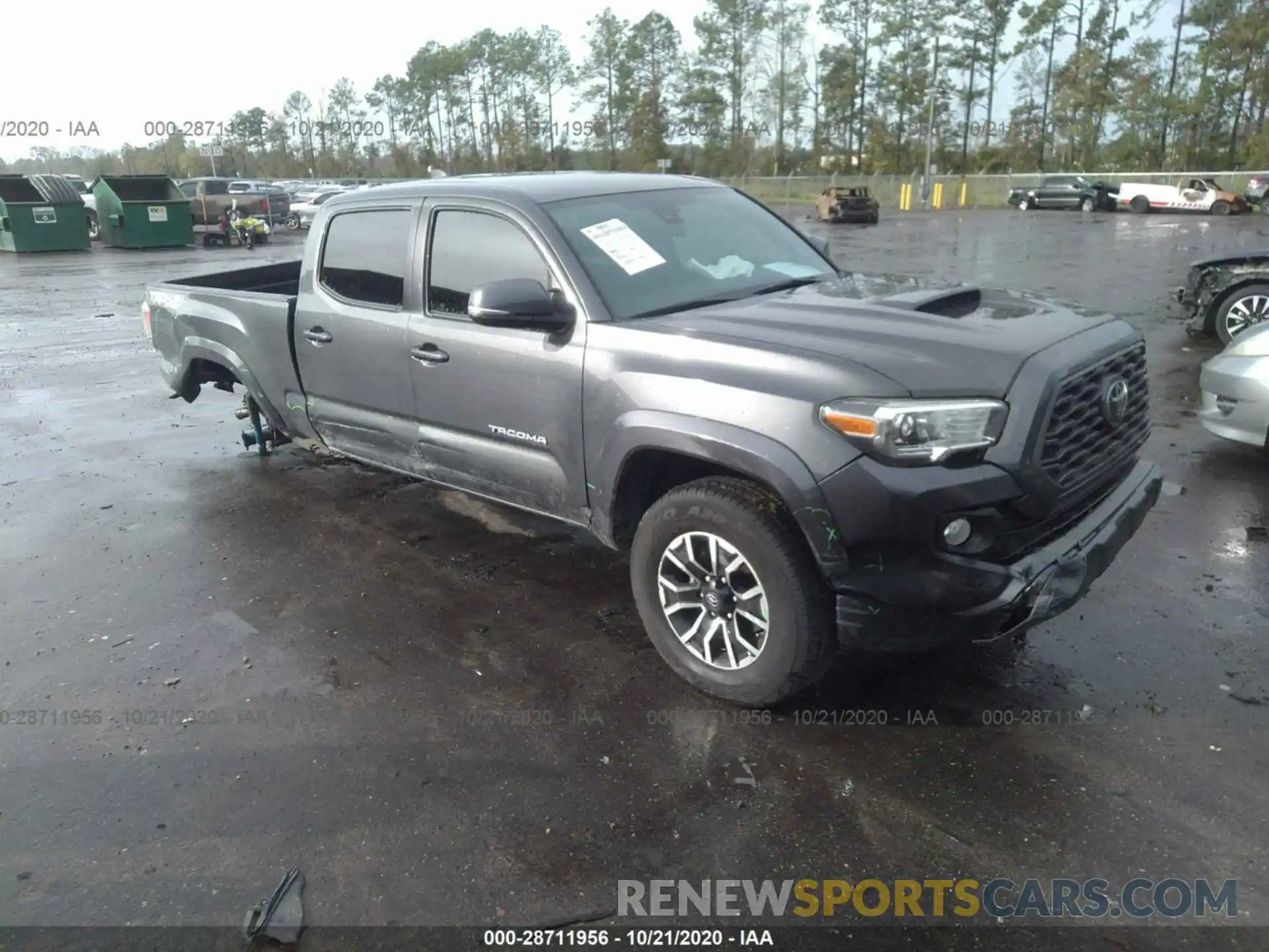 1 Photograph of a damaged car 3TMDZ5BN4LM088341 TOYOTA TACOMA 4WD 2020