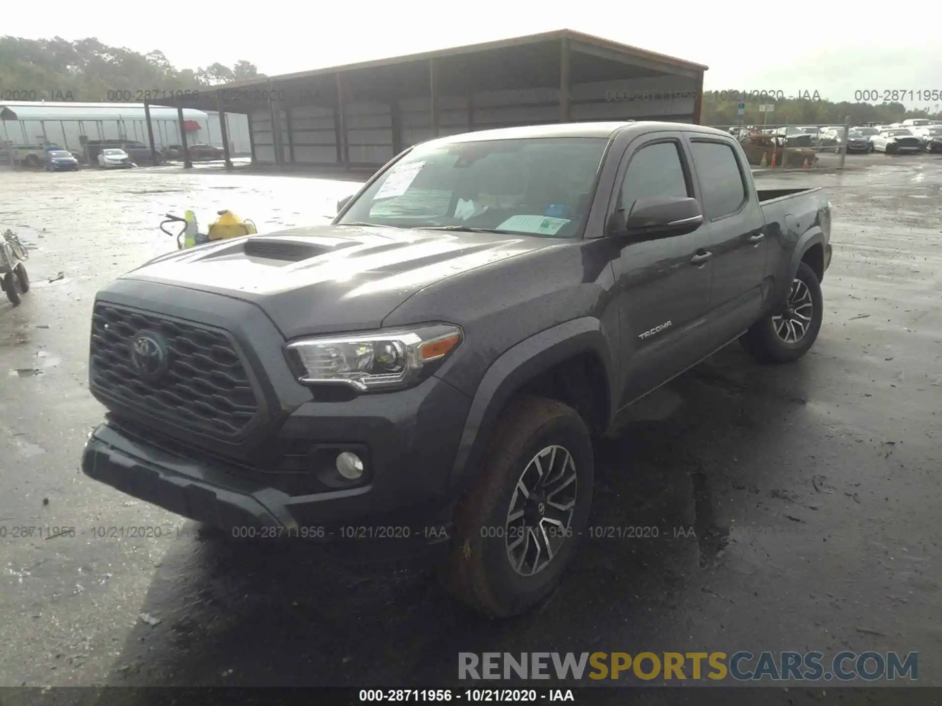 2 Photograph of a damaged car 3TMDZ5BN4LM088341 TOYOTA TACOMA 4WD 2020