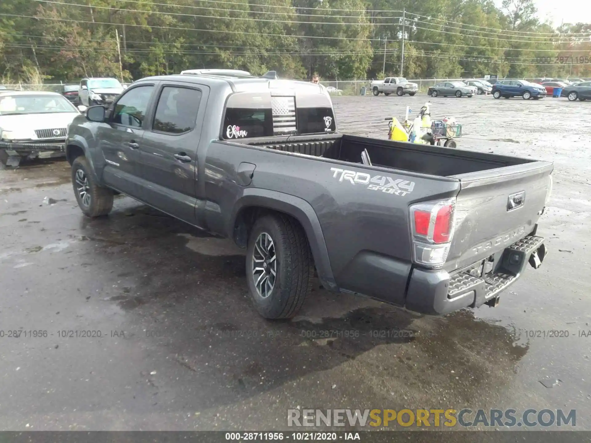 3 Photograph of a damaged car 3TMDZ5BN4LM088341 TOYOTA TACOMA 4WD 2020