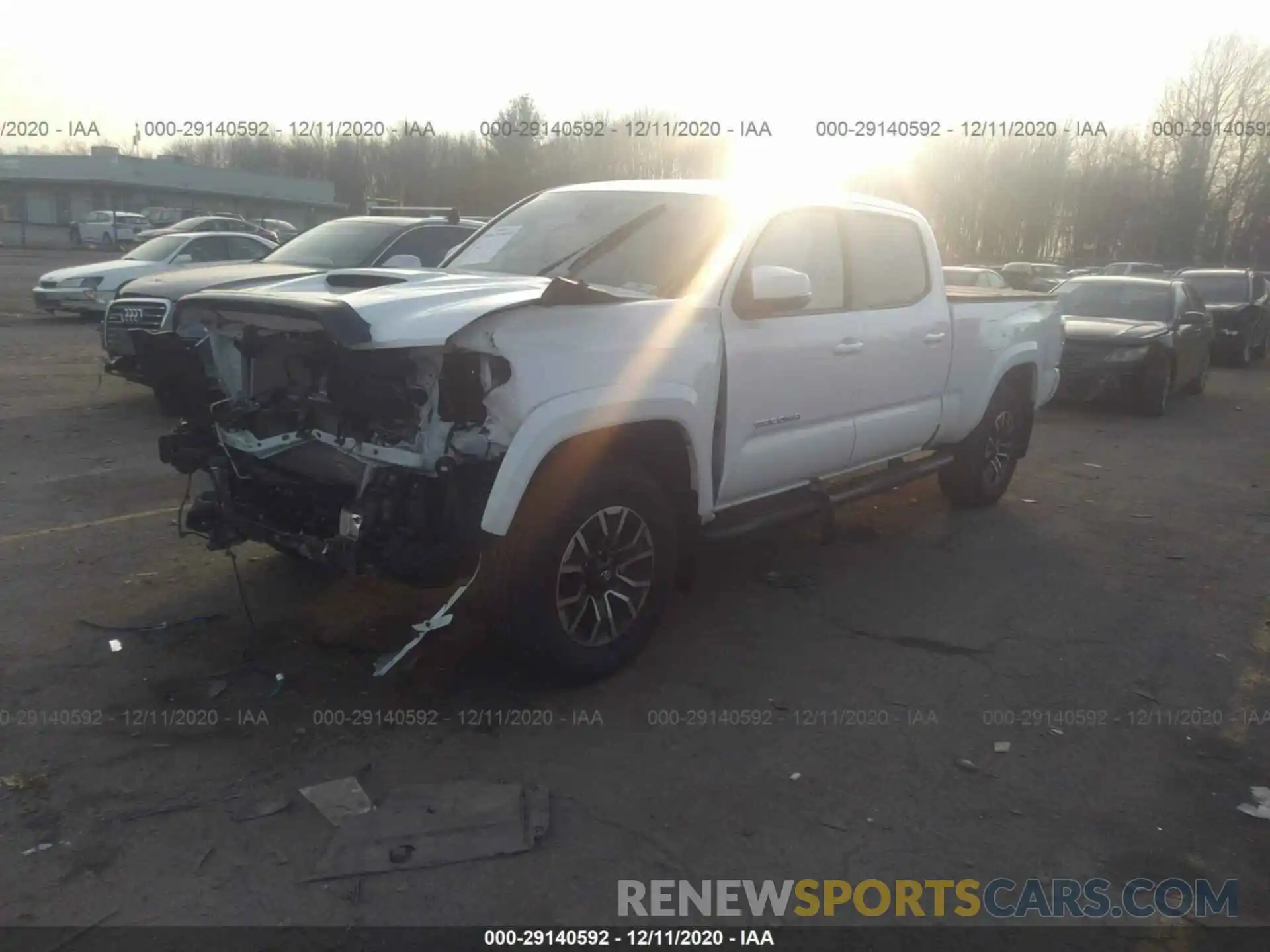 2 Photograph of a damaged car 3TMDZ5BN4LM090610 TOYOTA TACOMA 4WD 2020