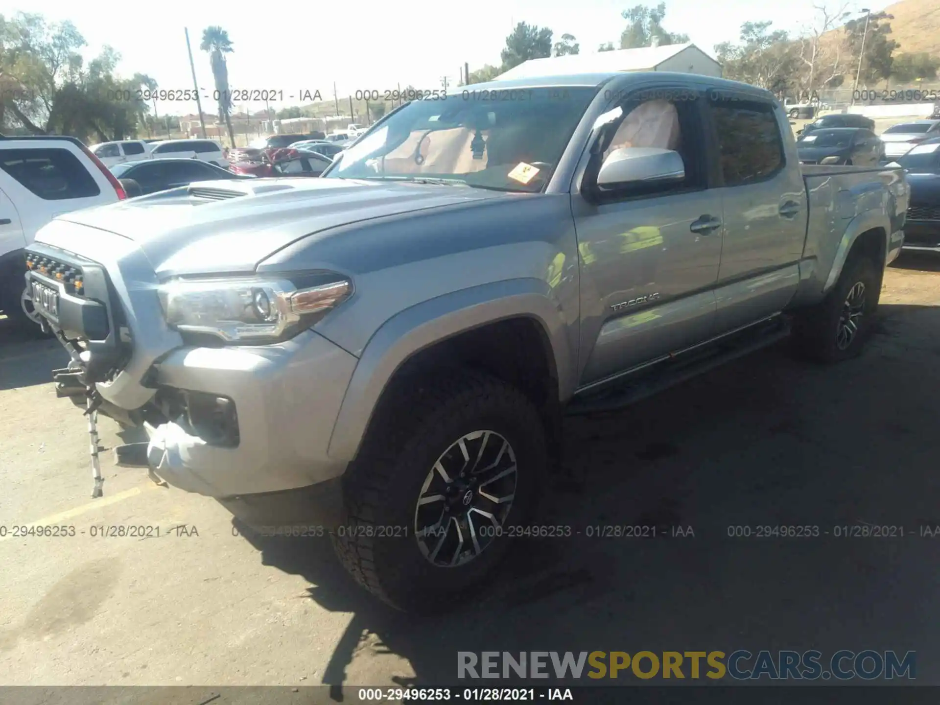 2 Photograph of a damaged car 3TMDZ5BN5LM081141 TOYOTA TACOMA 4WD 2020