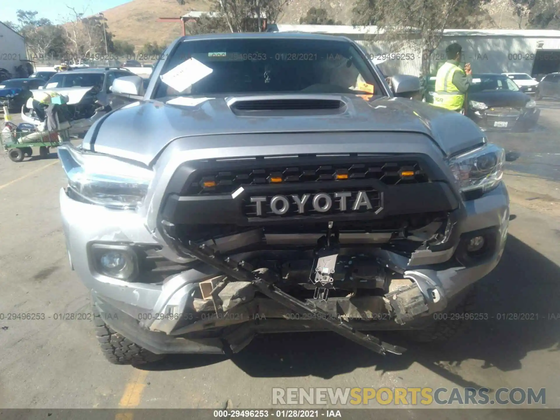 6 Photograph of a damaged car 3TMDZ5BN5LM081141 TOYOTA TACOMA 4WD 2020