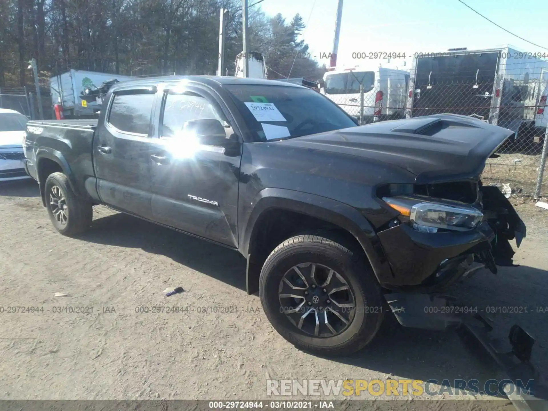 1 Photograph of a damaged car 3TMDZ5BN5LM084993 TOYOTA TACOMA 4WD 2020