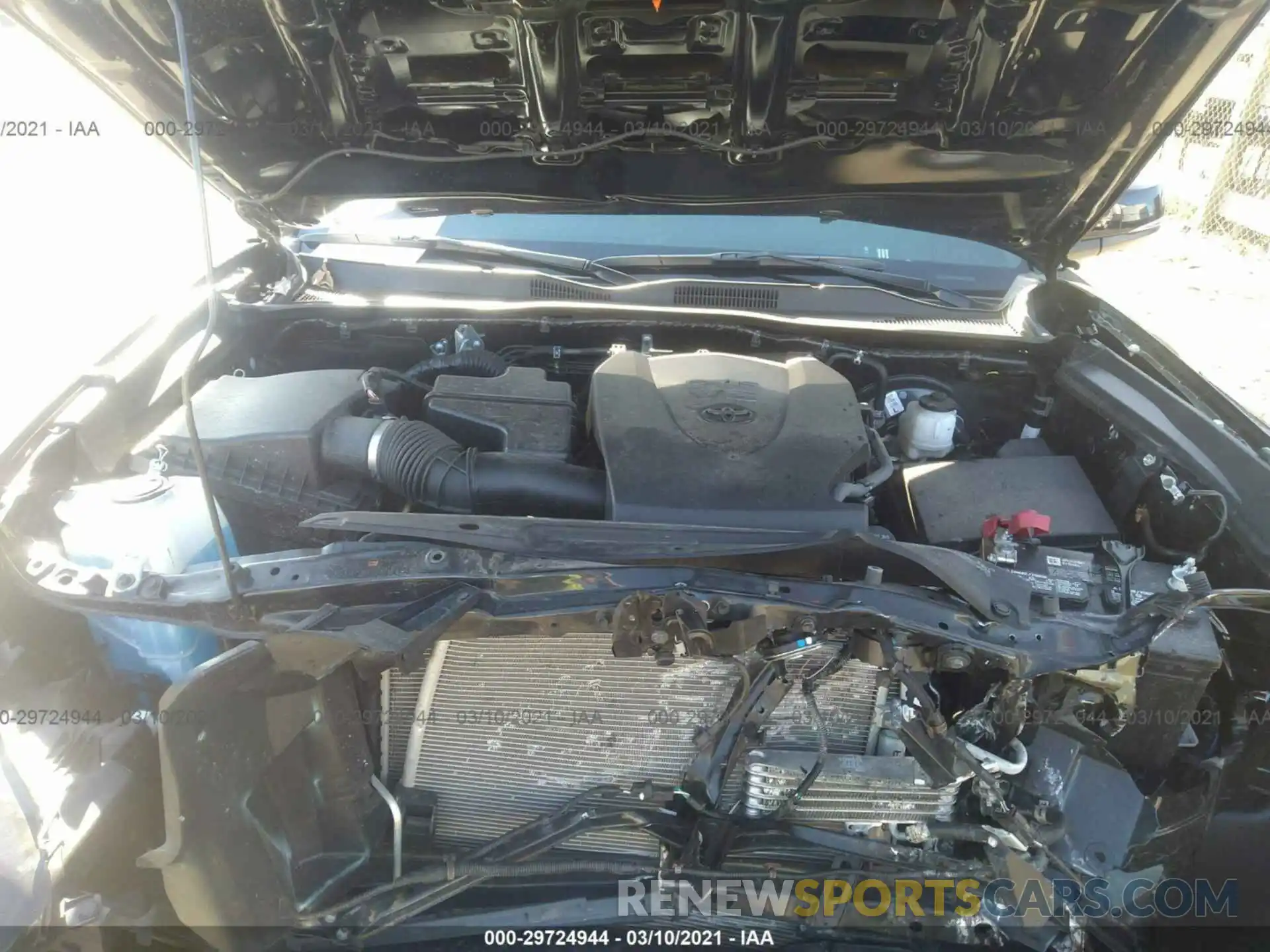 10 Photograph of a damaged car 3TMDZ5BN5LM084993 TOYOTA TACOMA 4WD 2020